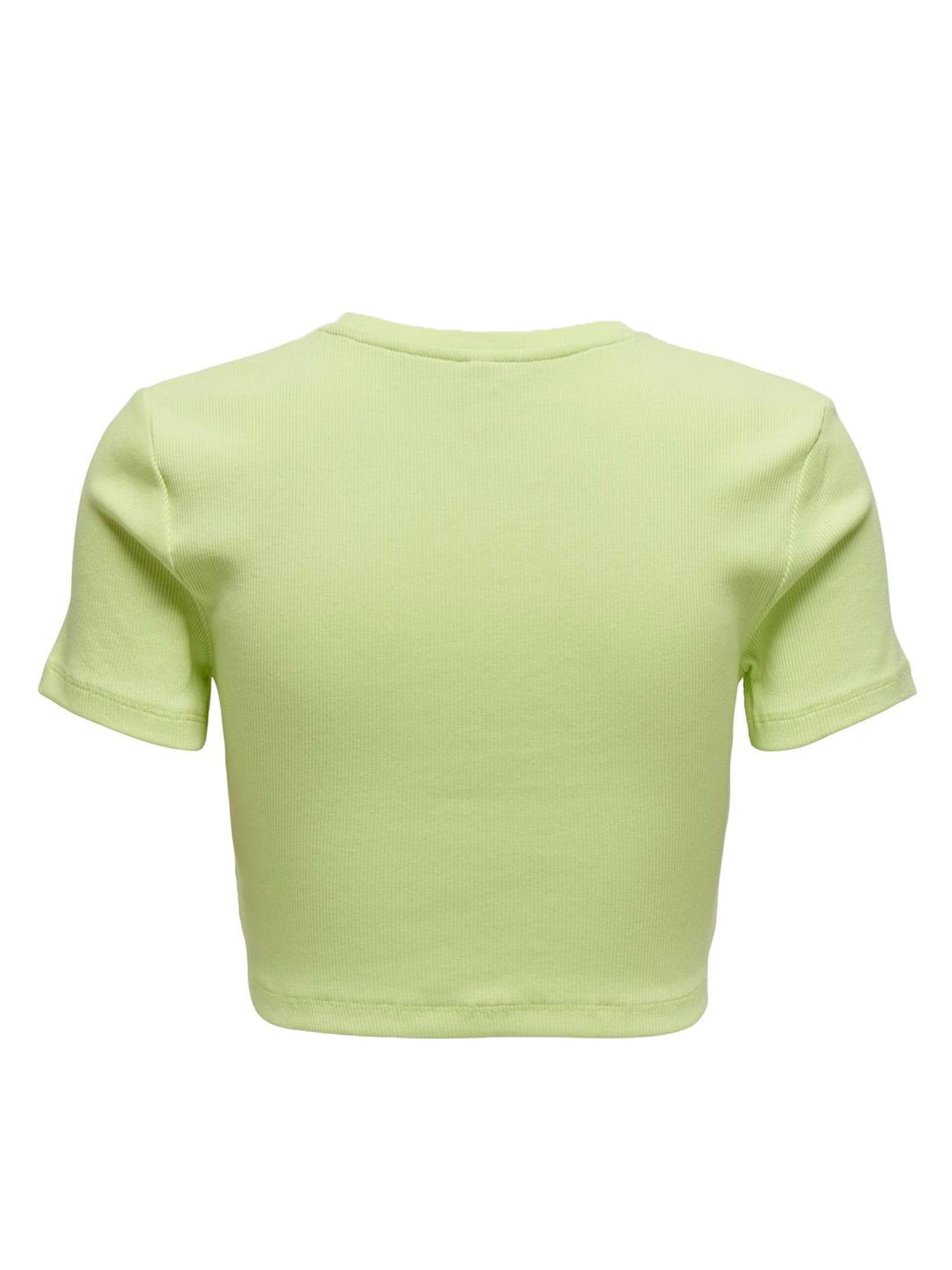 ONLY T-SHIRT FREJA CROPPED GIALLO LIME