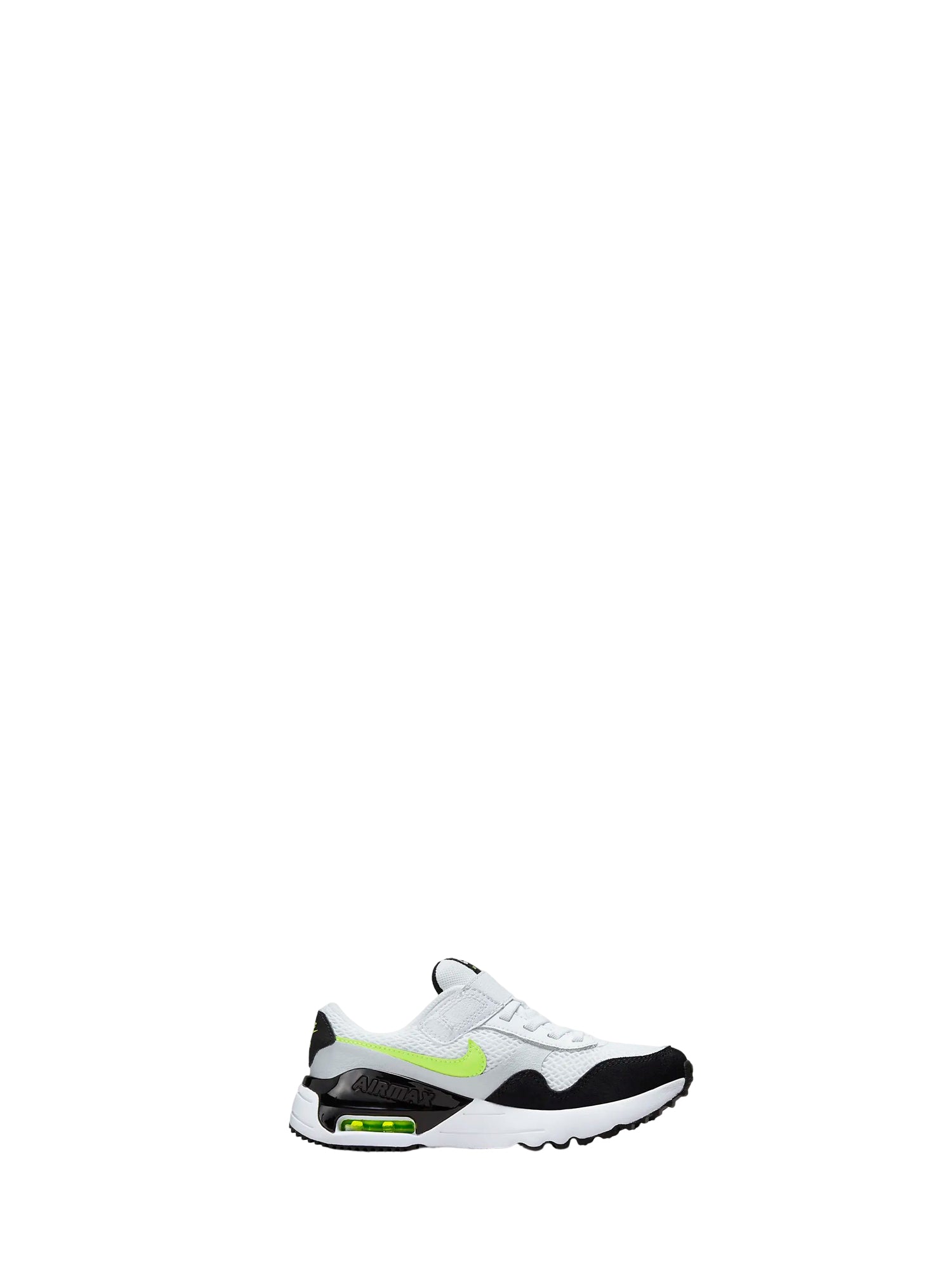 NIKE AIR MAX SYSTM LITTLE KIDS BIANCO-NERO-VERDE