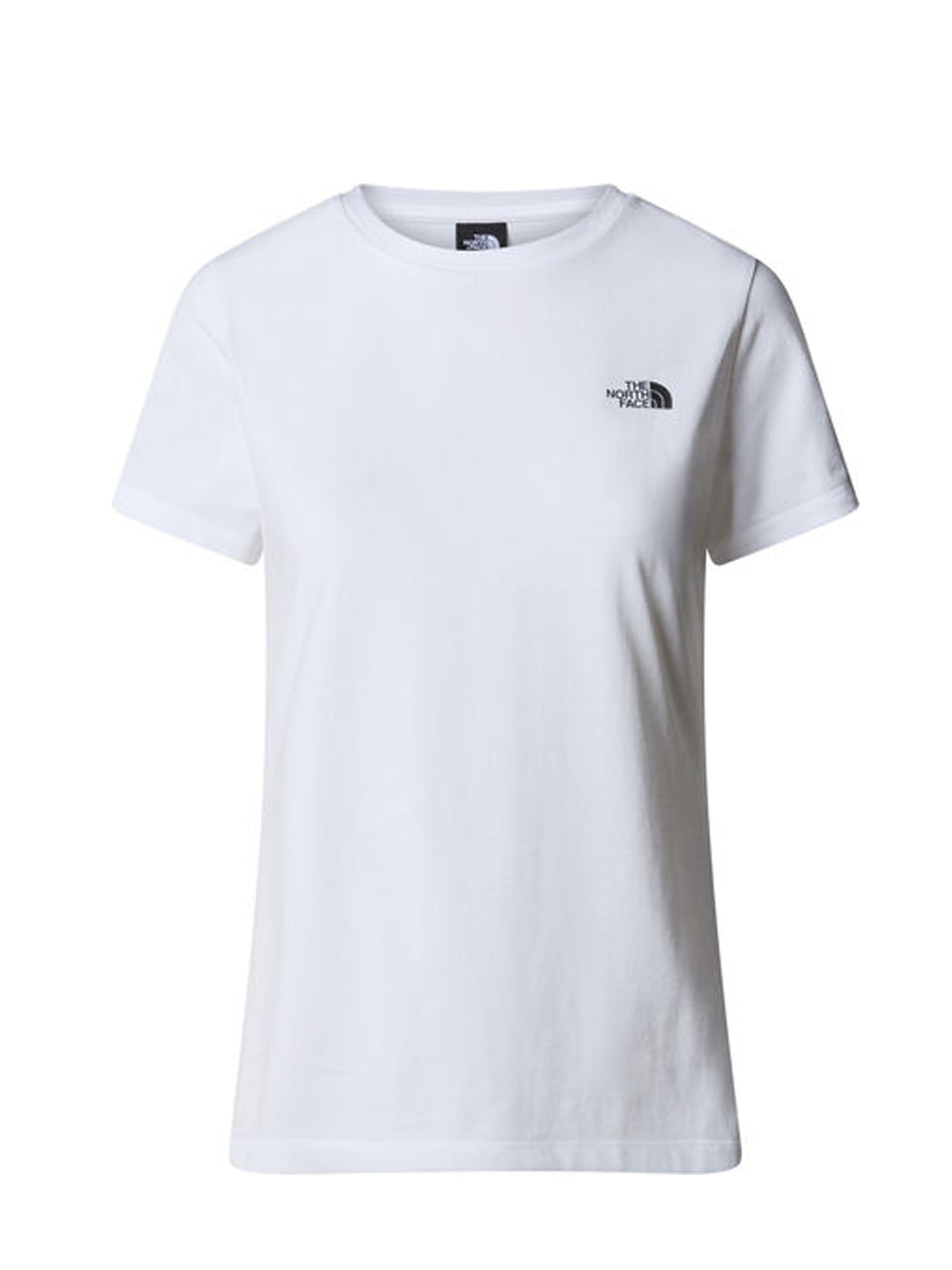 THE NORTH FACE T-SHIRT SLIM SIMPLE DOME BIANCO