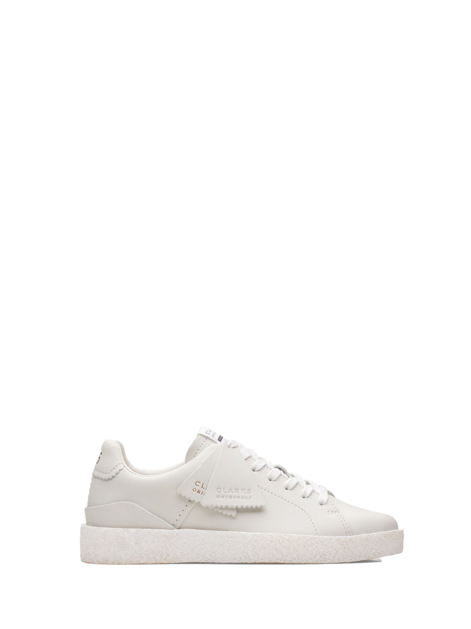 CLARKS SNEAKERS TORMATCH WHITE LEATHER