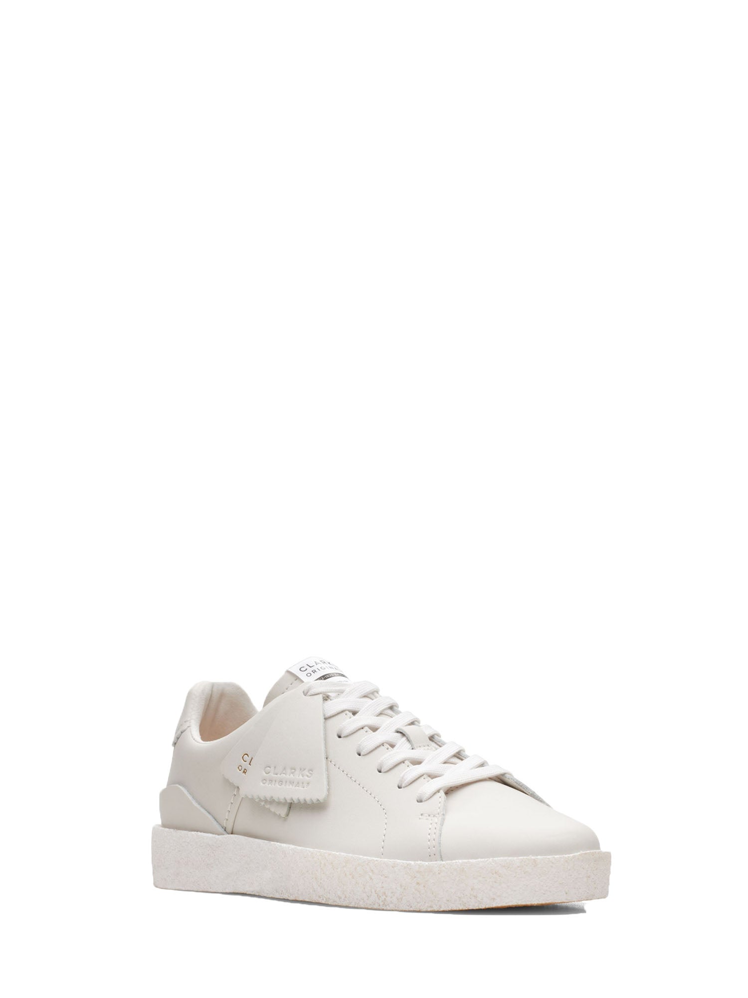 CLARKS SNEAKERS TORMATCH WHITE LEATHER