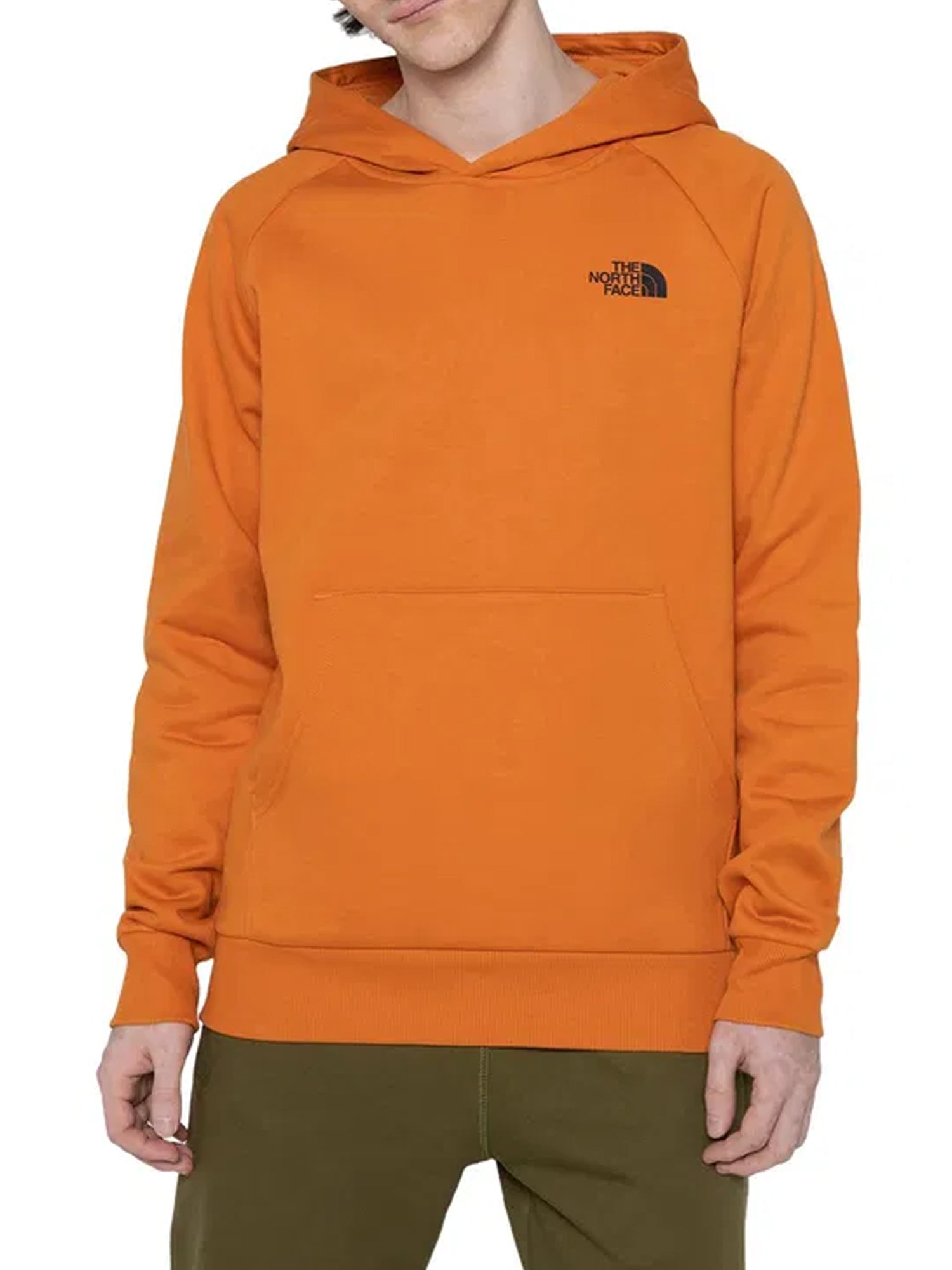 THE NORTH FACE FELPA CON CAPPUCCIO RAGLAN REDBOX ARANCIO