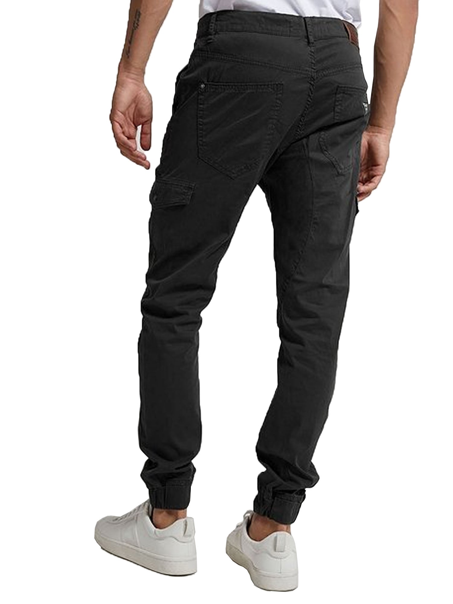 GUESS PANTALONE CARGO NEW KOMBAT NERO