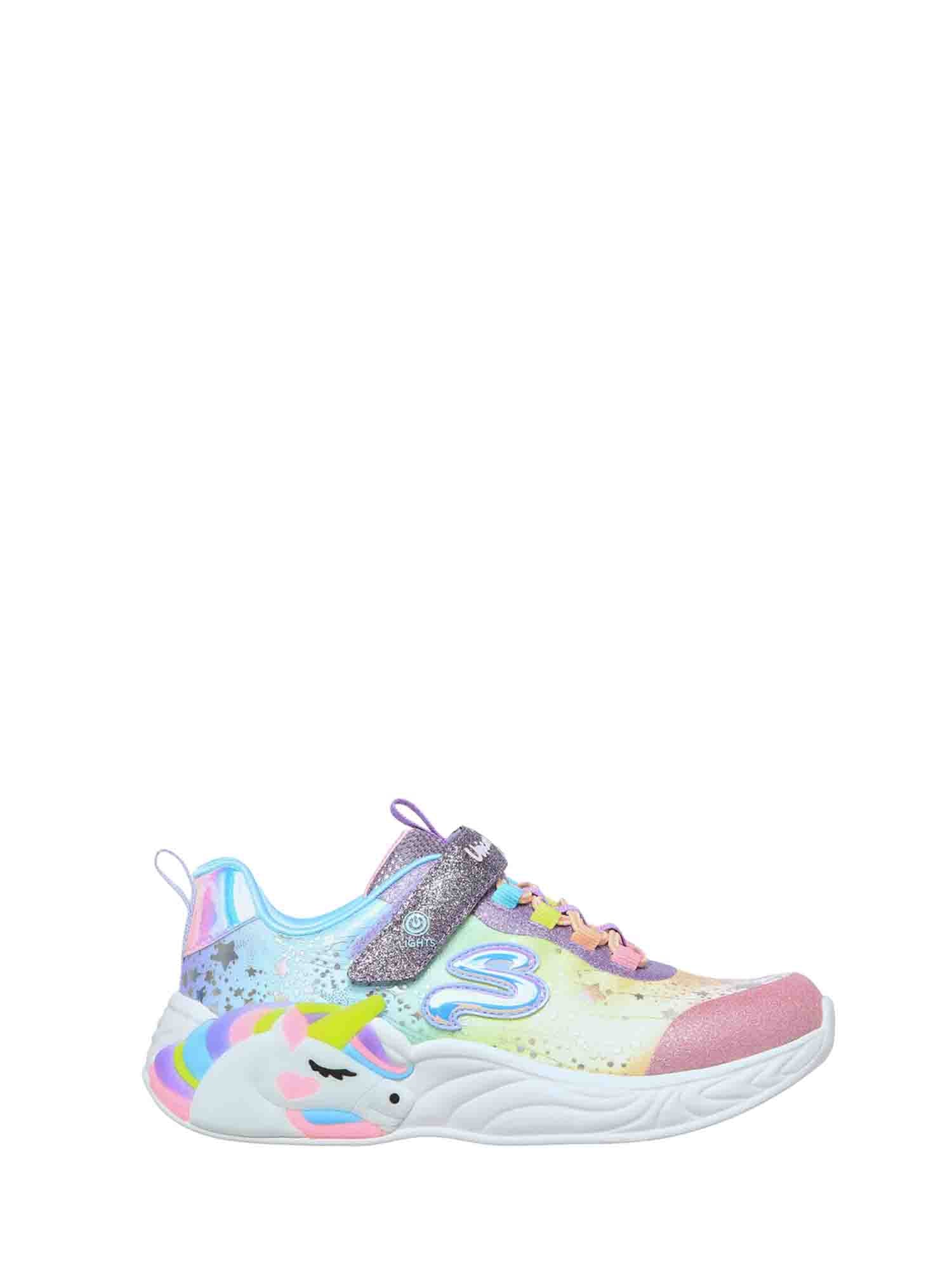 SKECHERS UNICORN CHARMER - TWILIGHT DREAM SNEAKERS PORPORA - MULTICOLORE