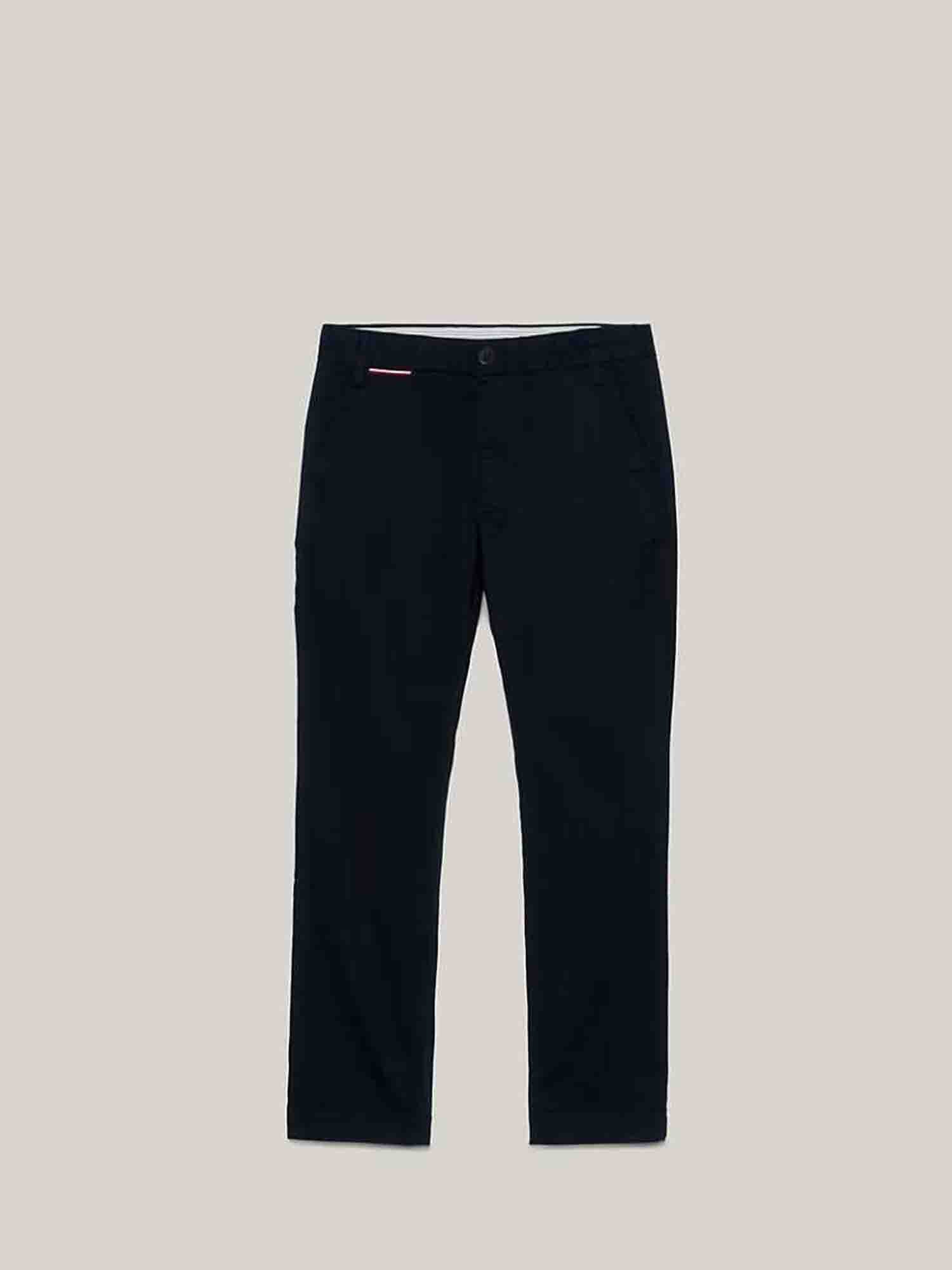 TOMMY HILFIGER PANTALONI CHINO DA RAGAZZO BLU SCURO