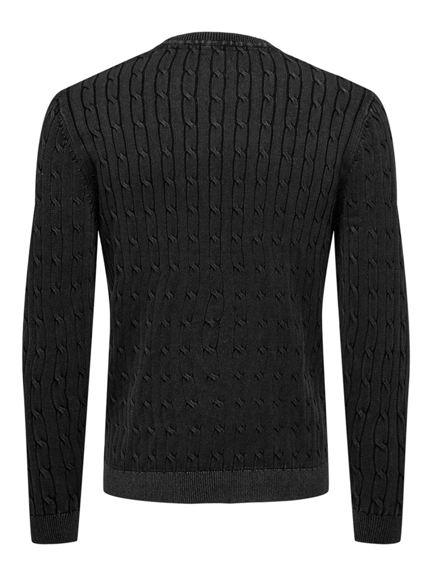 ONLY&SONS PULLOVER GIROCOLLO NERO