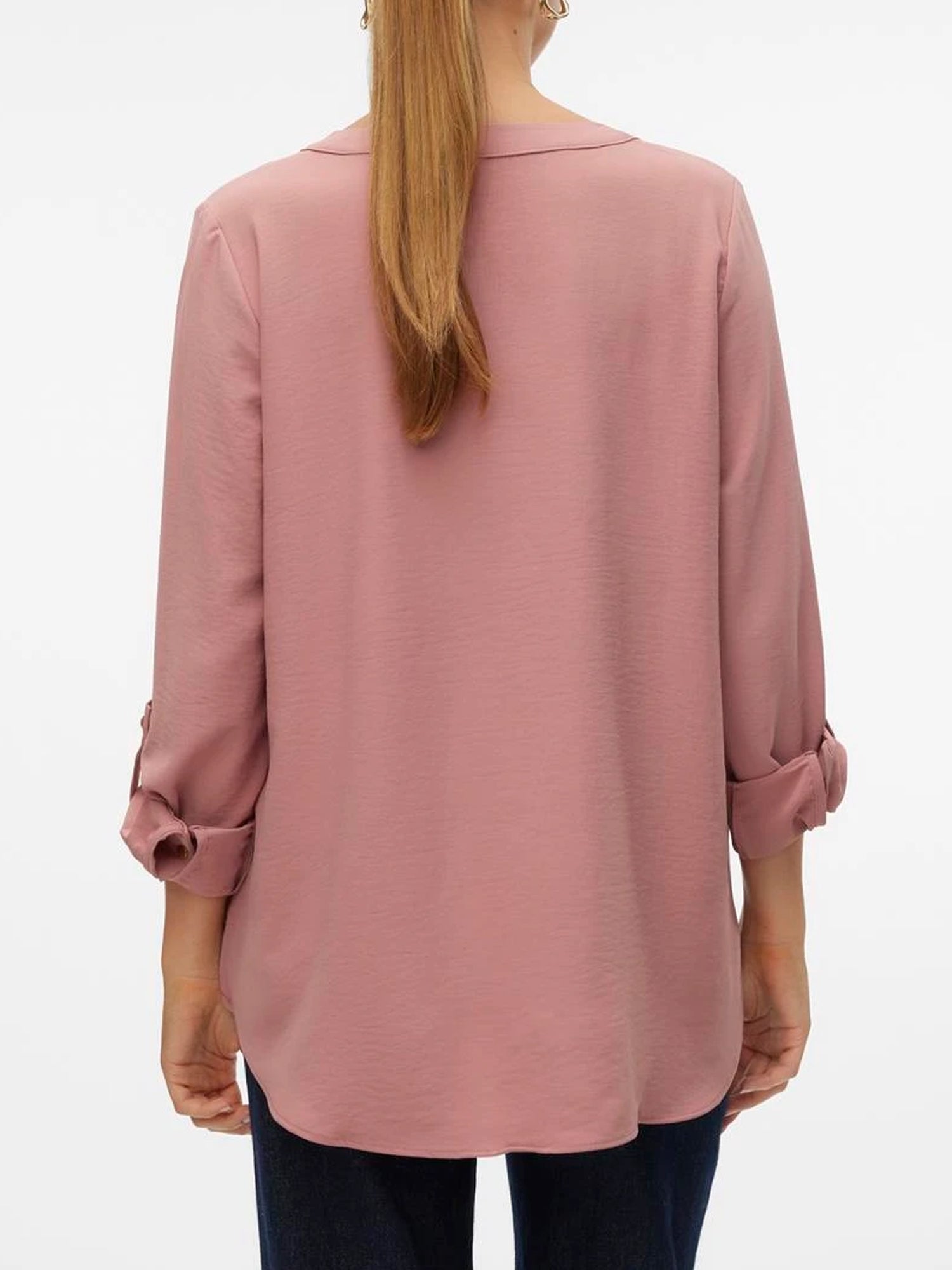 VERO MODA ANI BLUSA A MANICHE LUNGHE NOSTALGIA ROSA