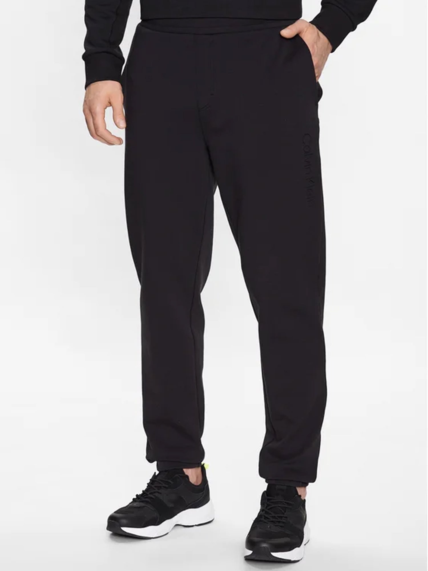 CALVIN KLEIN PANTALONI DA TUTA NERO