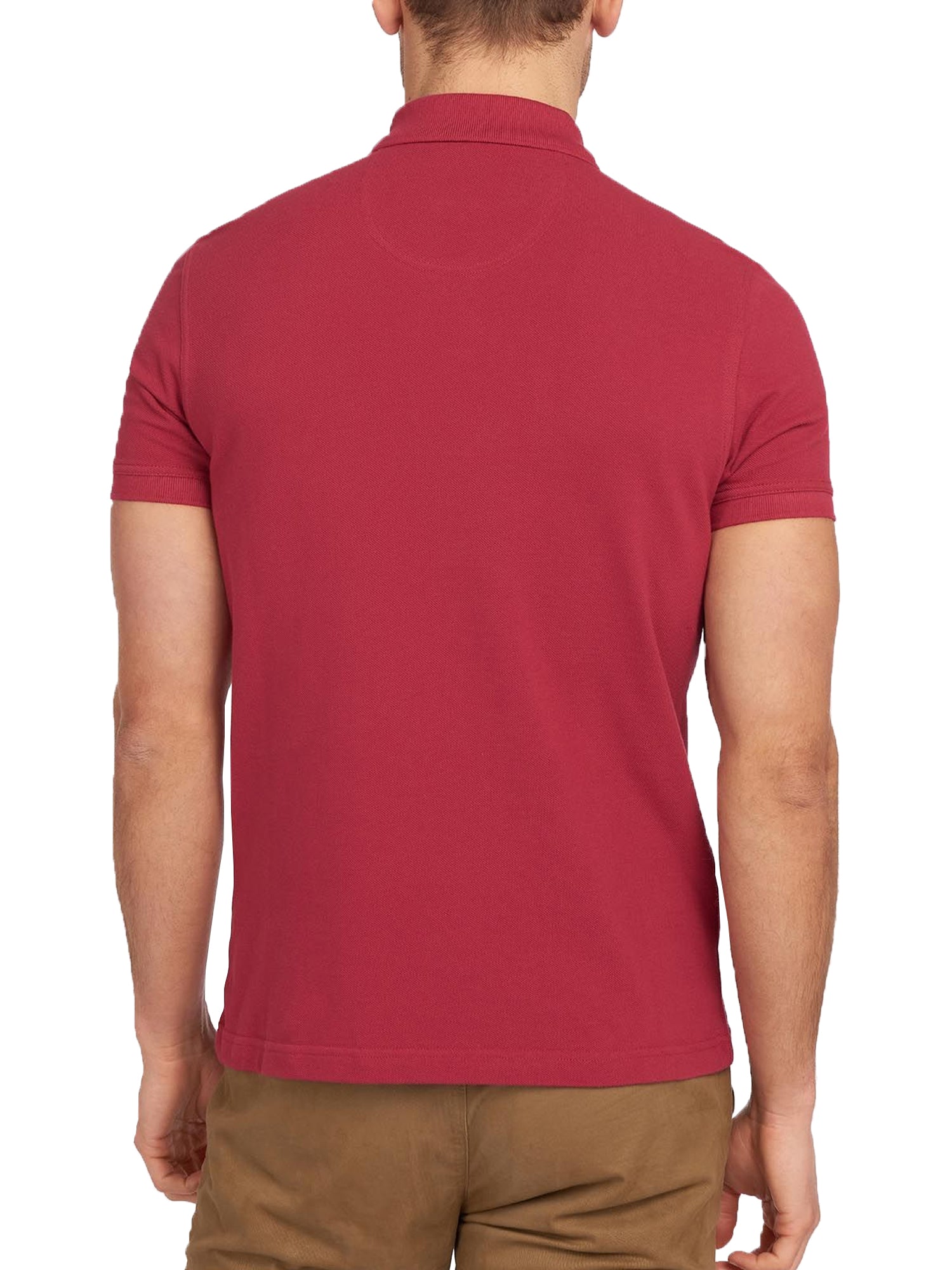 BARBOUR POLO SPORTS ROSSO LAMPONE