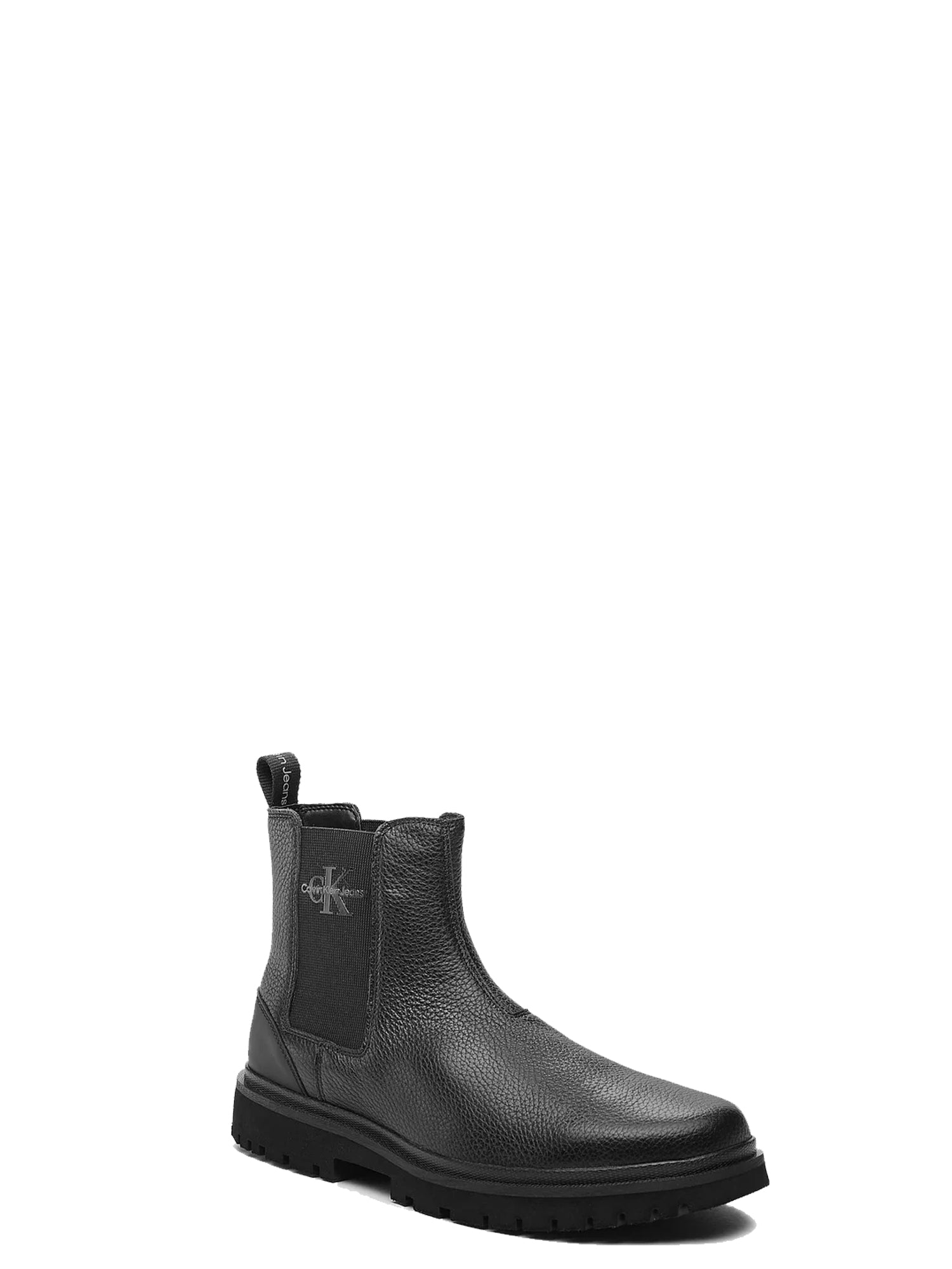 CALVIN KLEIN SHOES STIVALETTI EVA MID CHELSEA BOOT LTH NERO