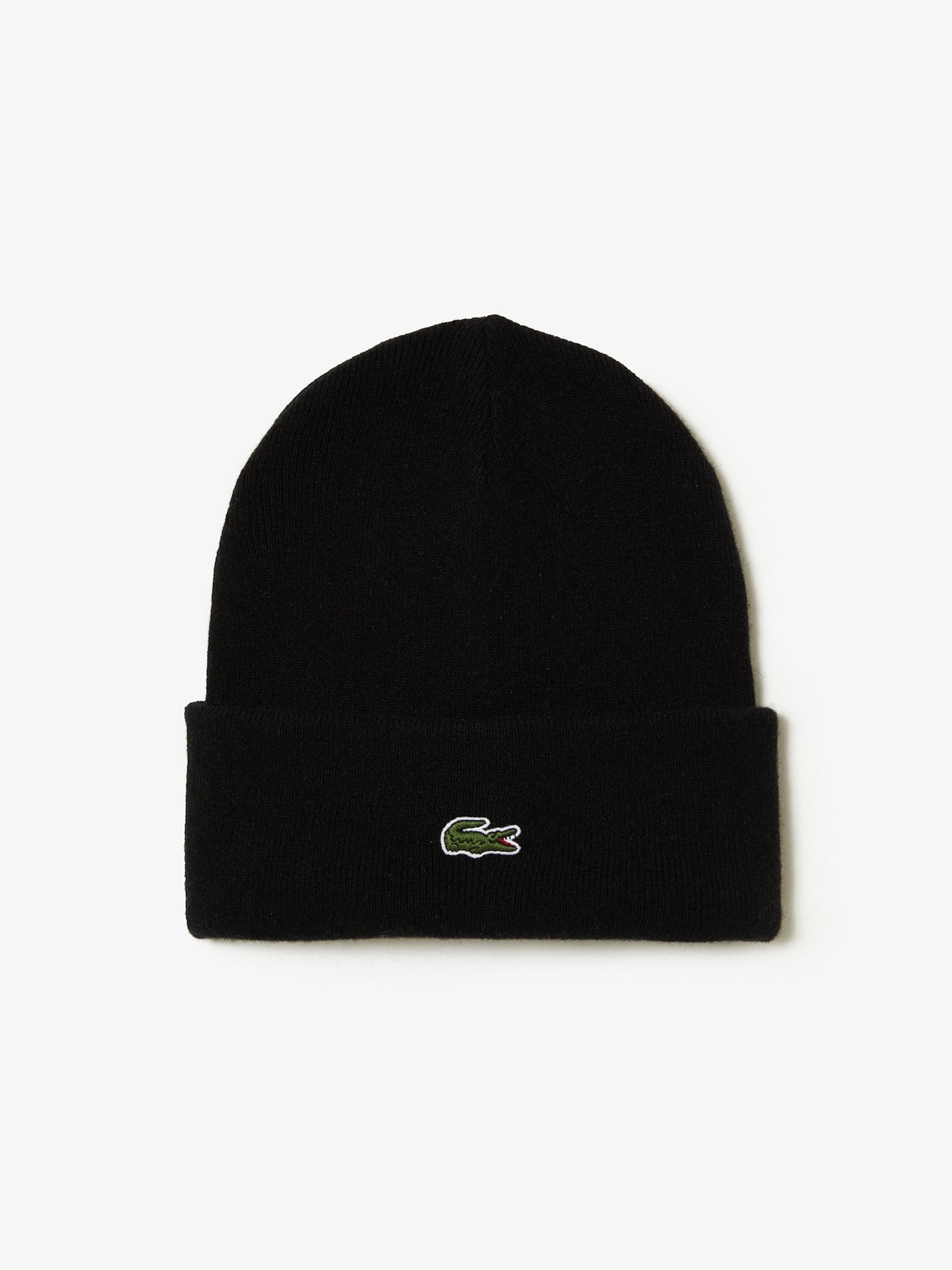 LACOSTE CAPPELLINO BEANIE IN LANA NERO