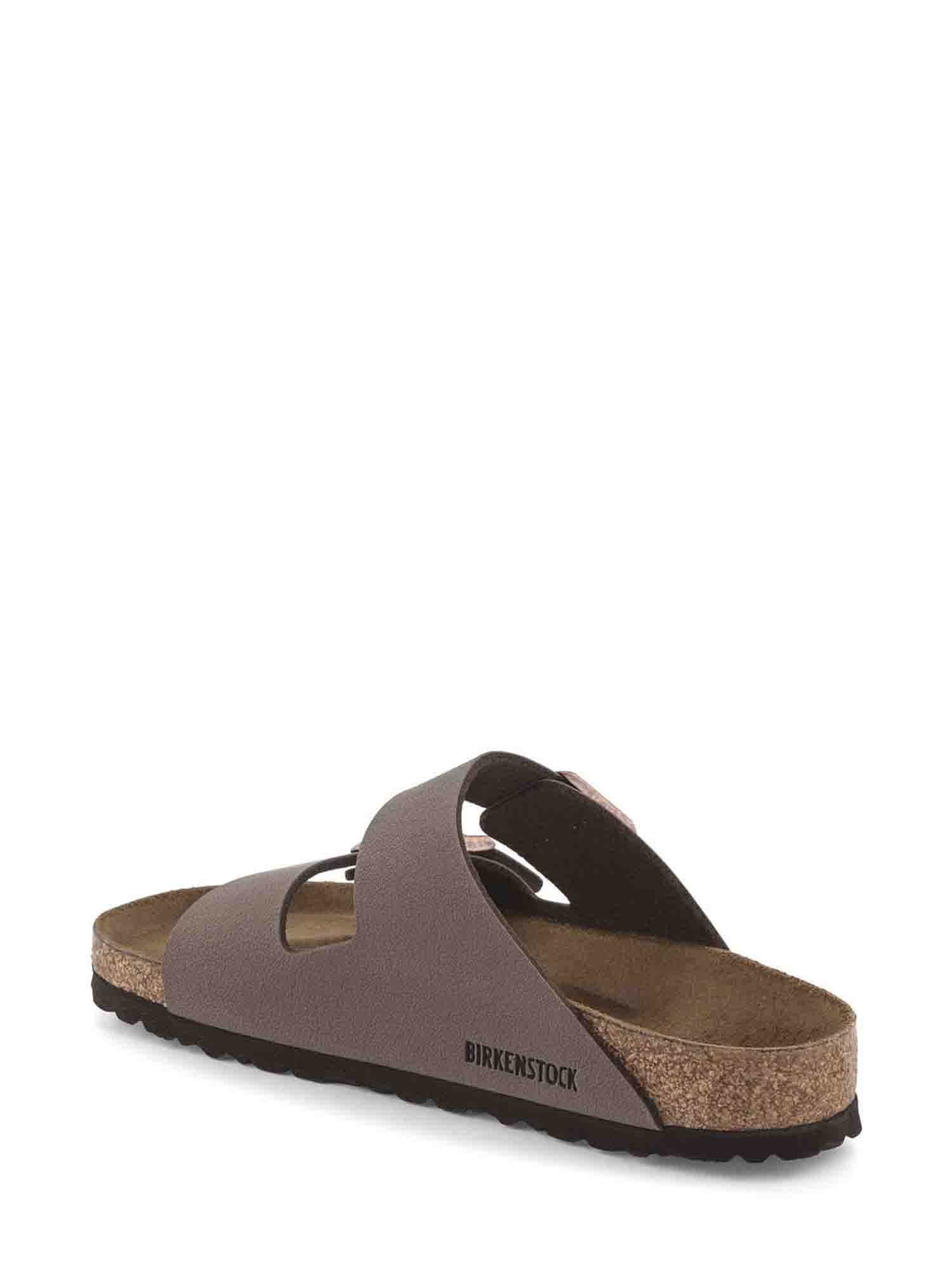 BIRKENSTOCK ARIZONE BIRKO-FLOR NABUCK SANDALO UNISEX MOCHA