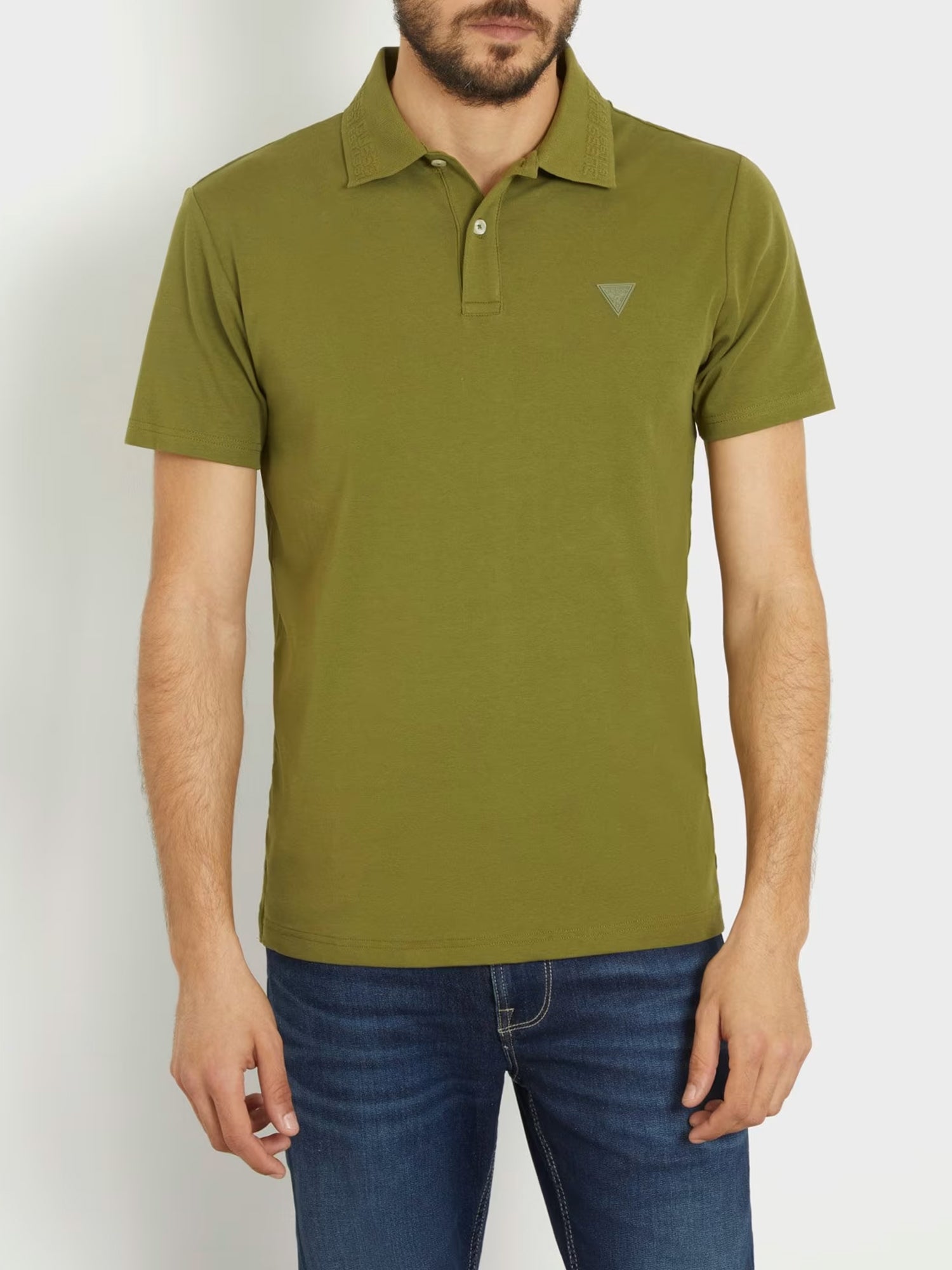 GUESS JEANS POLO NOLAN VERDE