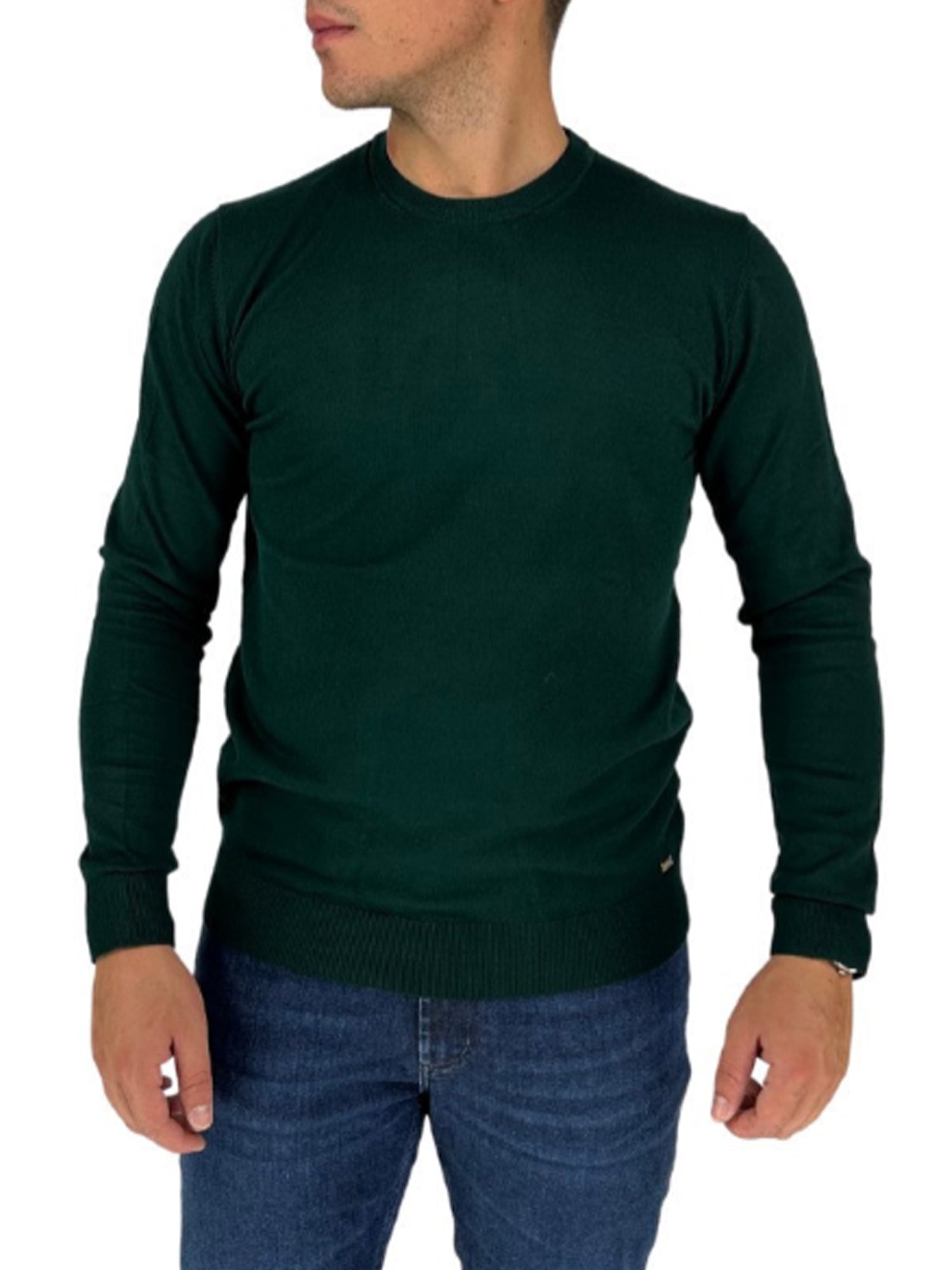 MARKUP MAGLIA GIROCOLLO VERDE BOSCO