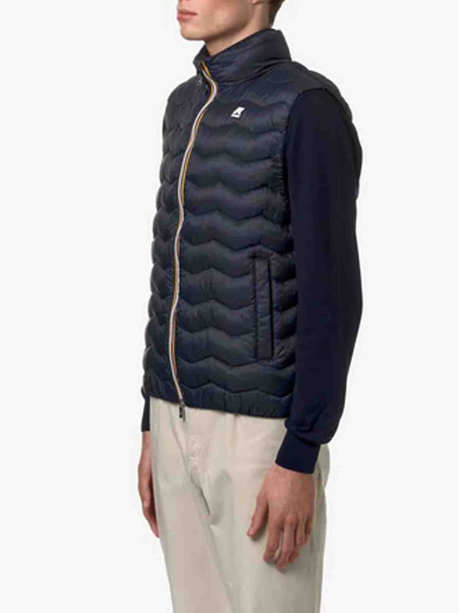 K-WAY VALEN QUILTED WARM GILET BLU DEPTH