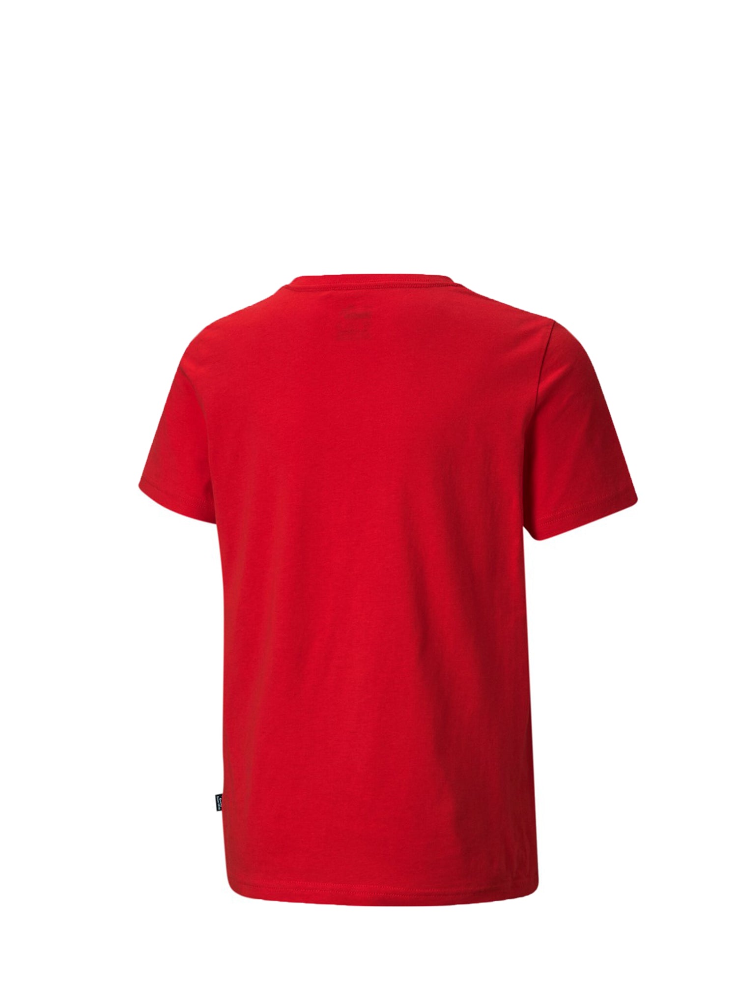 PUMA T-SHIRT CON LOGO ESSENTIALS ROSSO