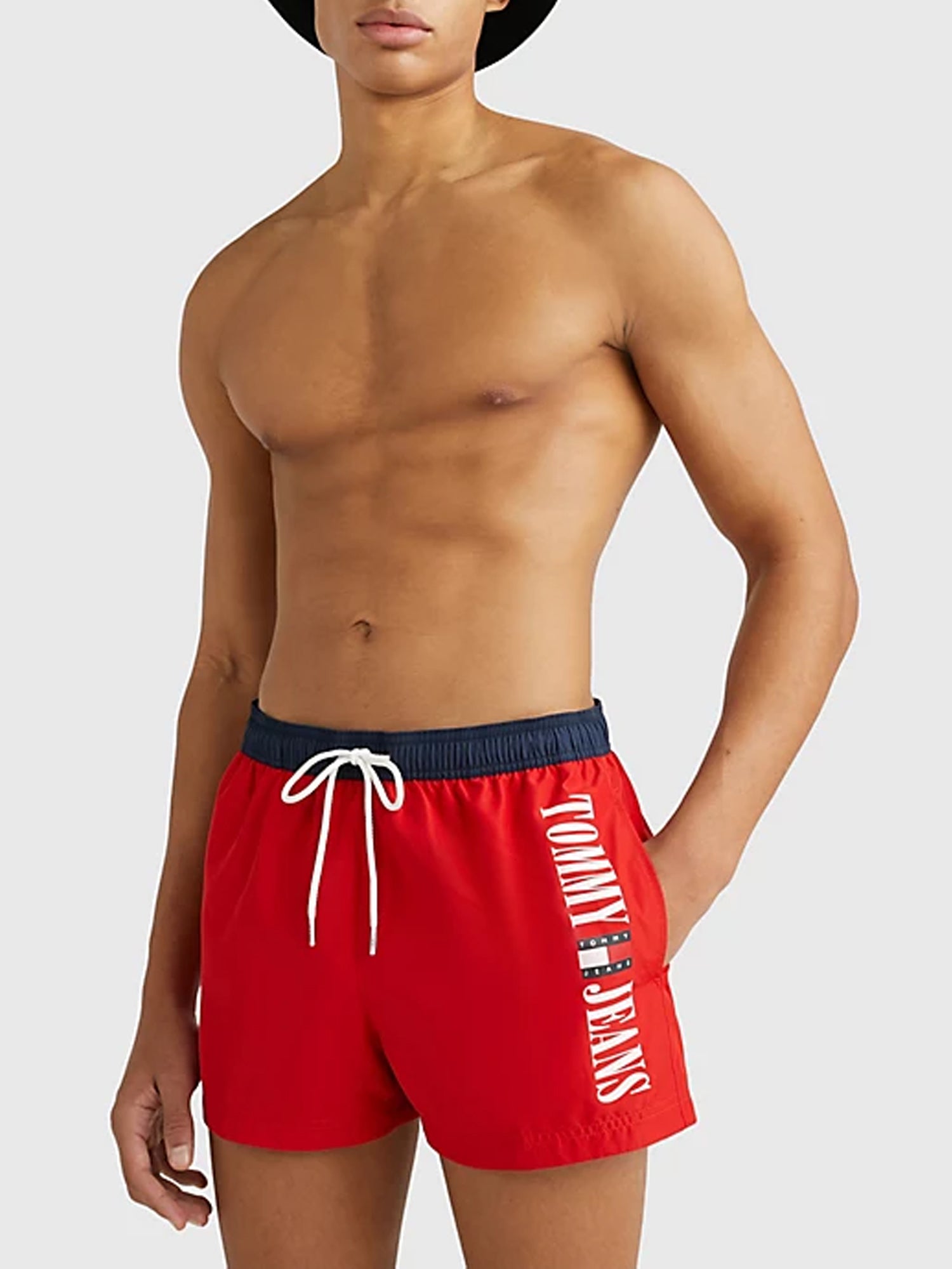 TOMMY HILFIGER SHORTS DA BAGNO ARCHIVE ROSSO