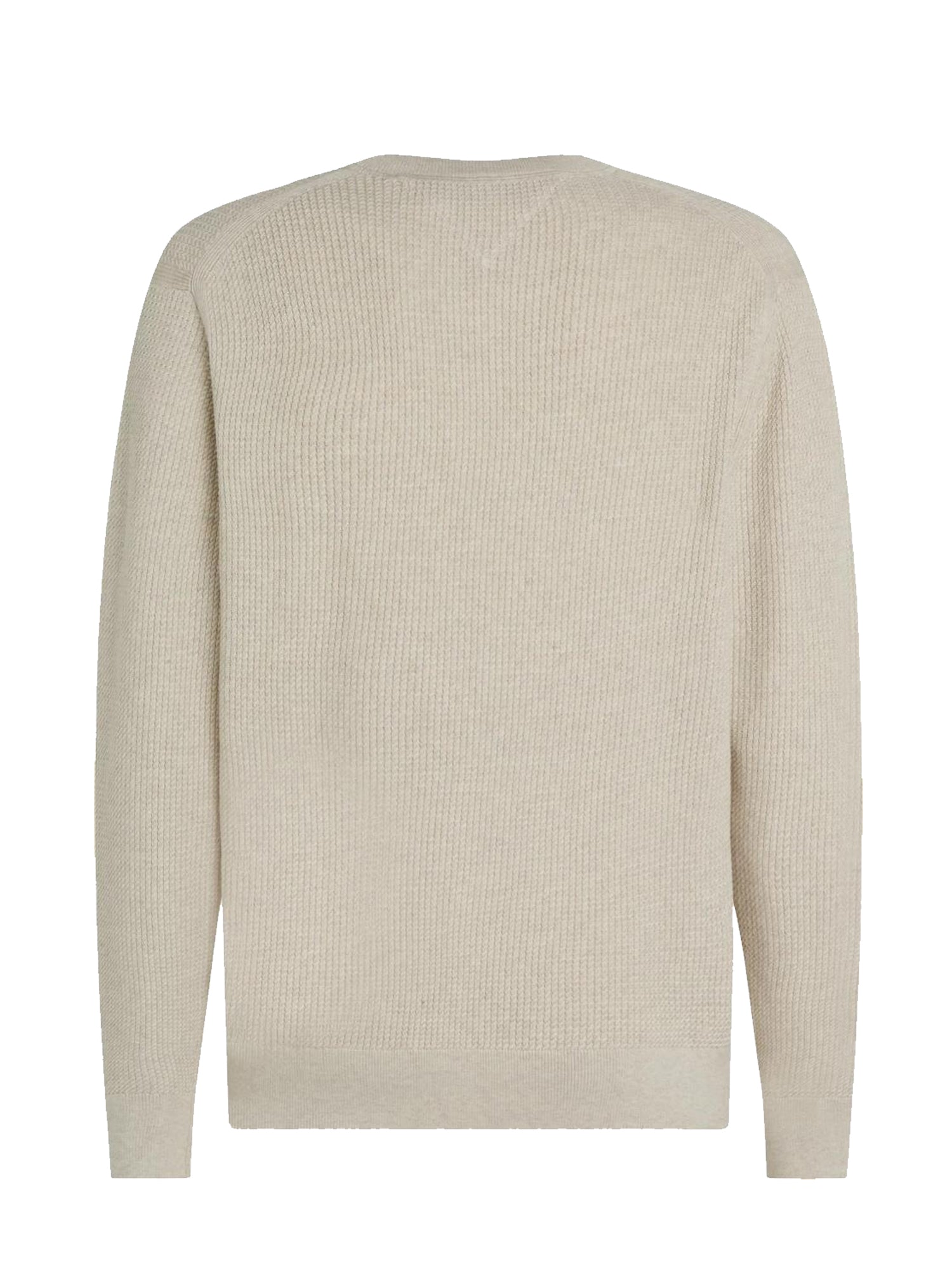 TOMMY HILFIGER PULLOVER STRUCTURE CREW BEIGE