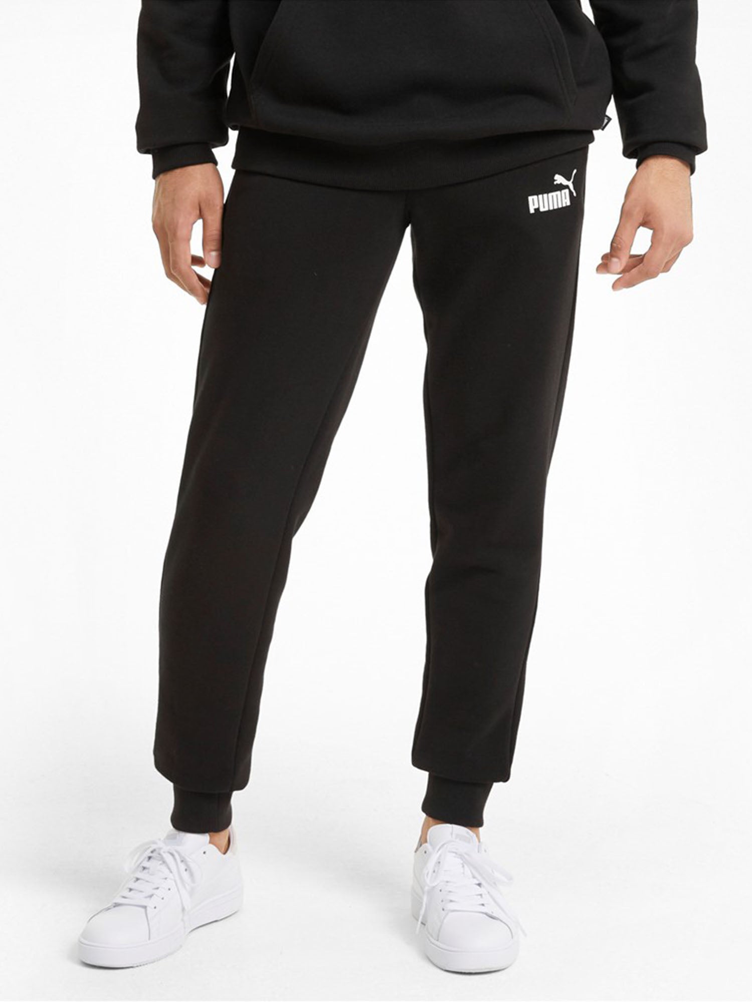 PUMA PANTALONI SPORTIVI ESS SLIM NERO