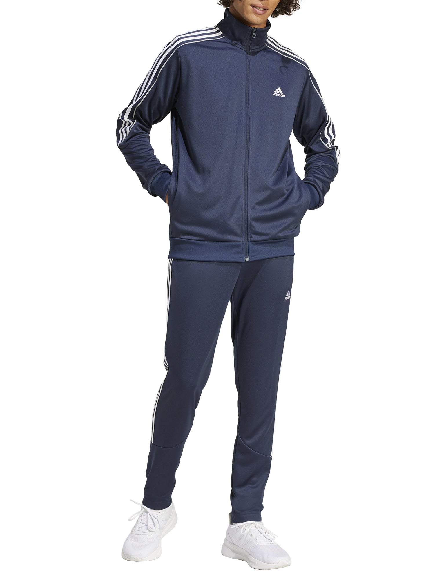 ADIDAS TUTA BASIC 3-STRIPES ESSENTIALS BLU