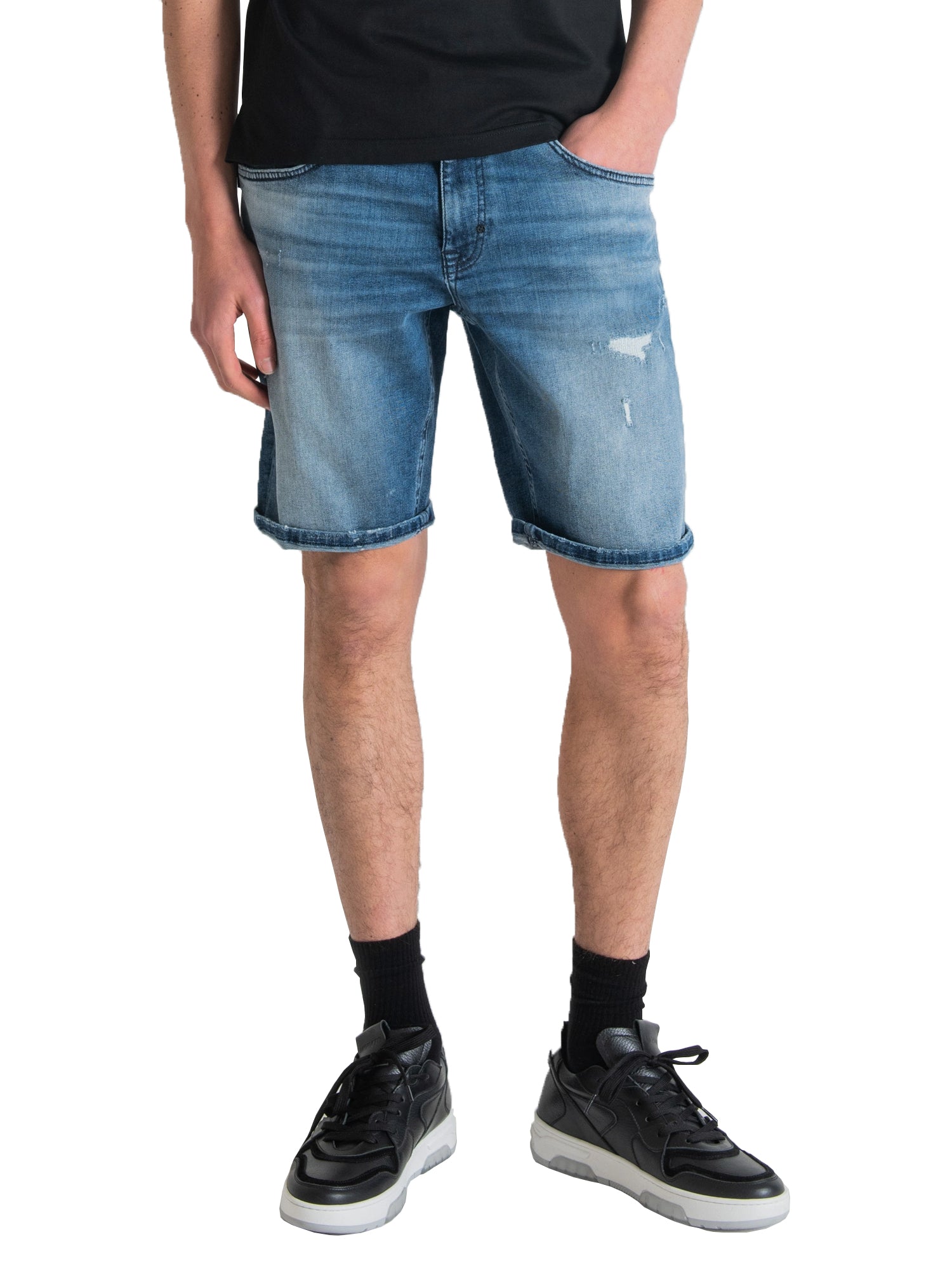 ANTONY MORATO SHORTS DAVE IN DENIM BLU