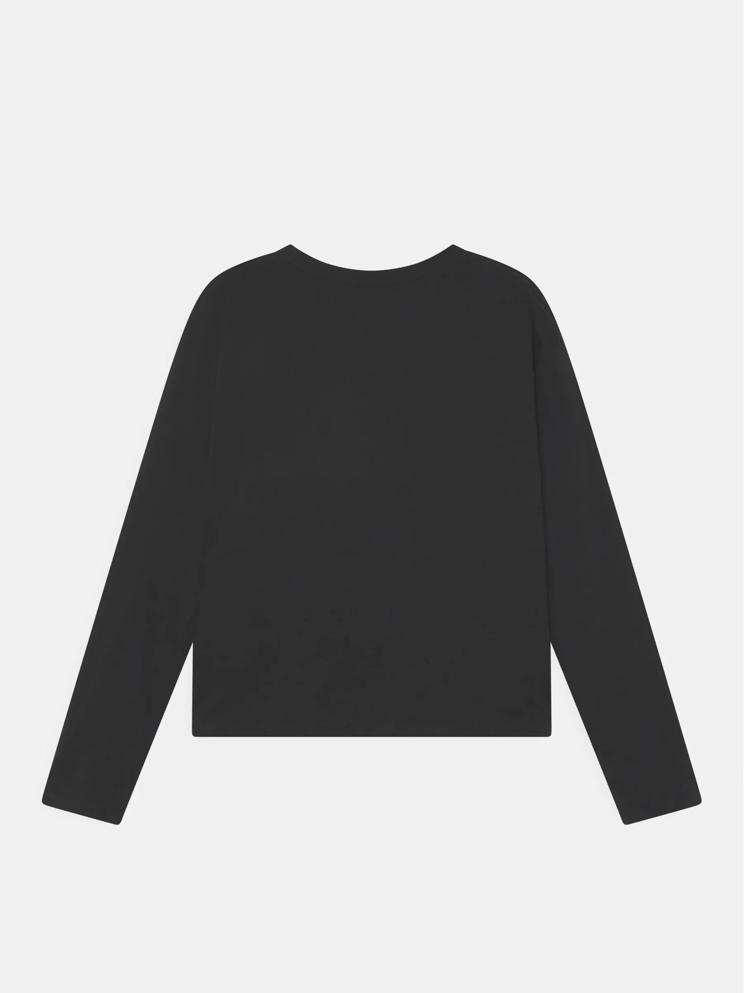 LEVI'S KIDS T-SHIRT MANICA LUNGA CROP BATWING TEE NERO