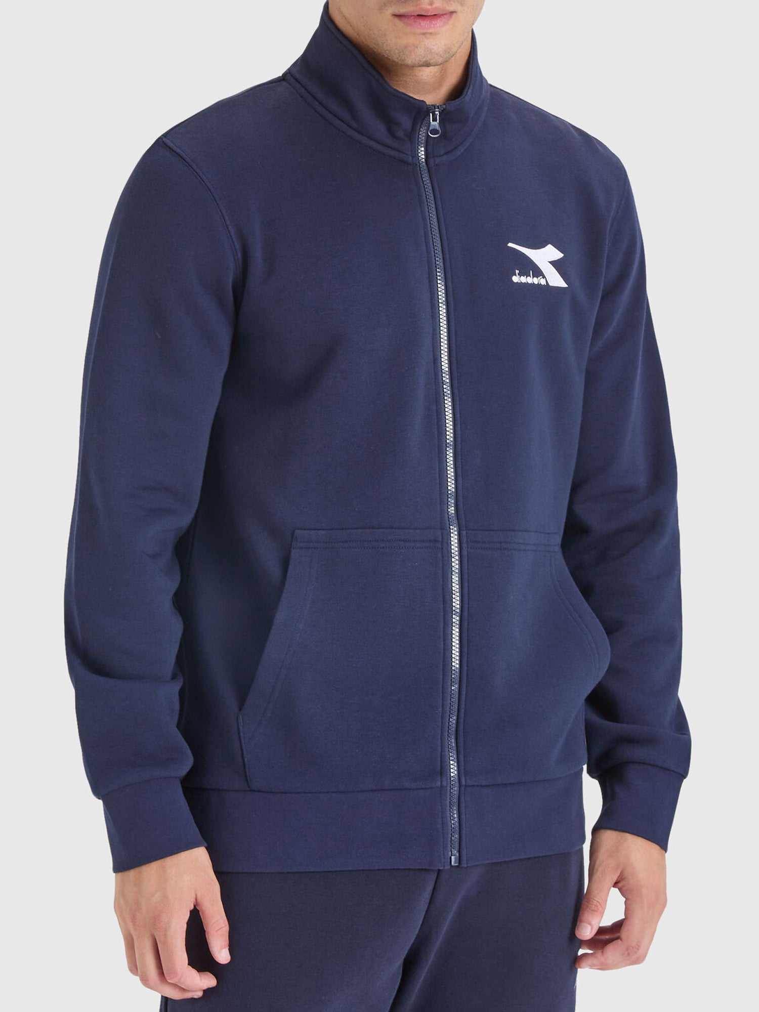 DIADORA FELPA FULL ZIP SWEAT FZ CORE BLU-