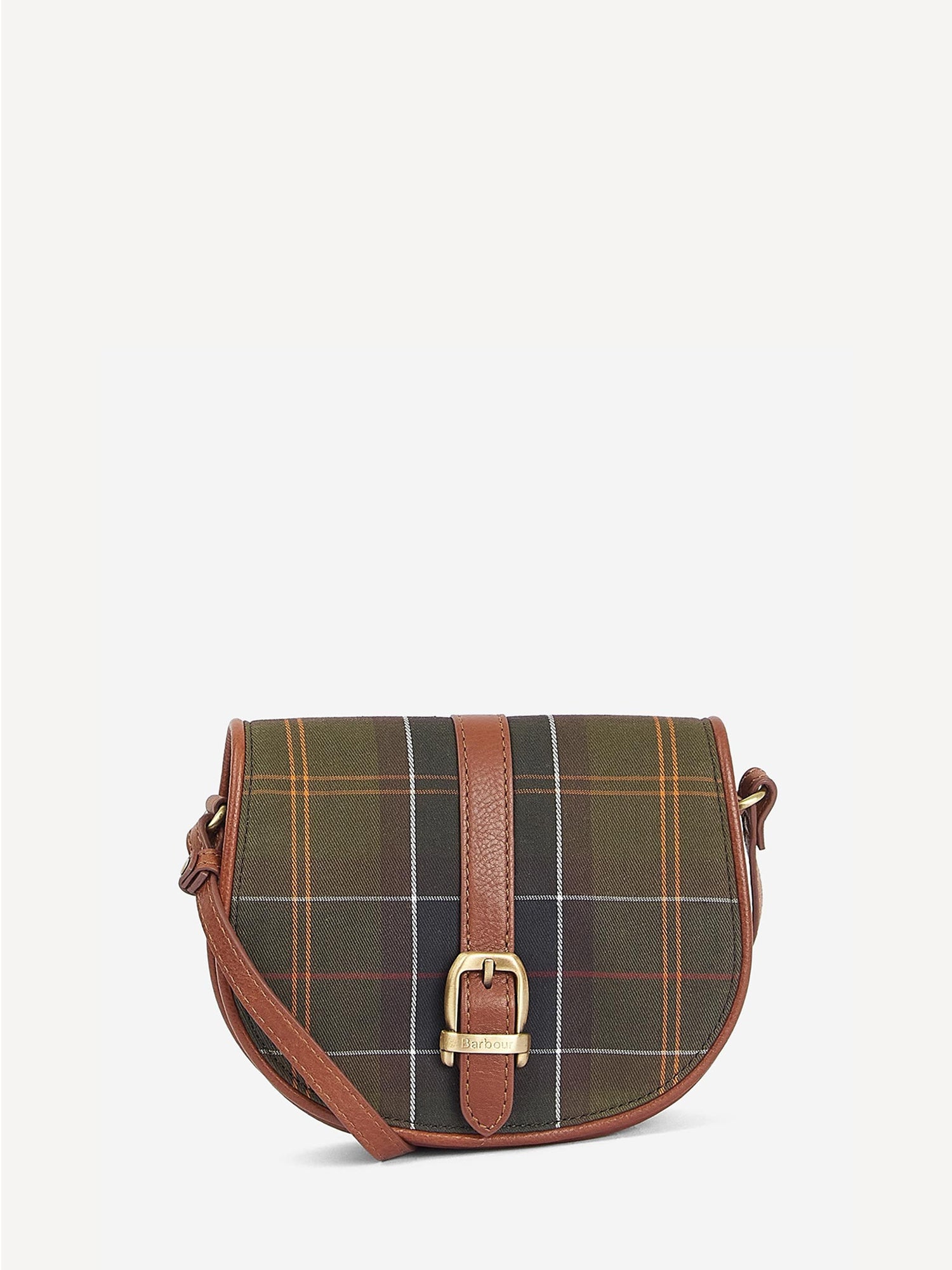 BARBOUR KATRINE BORSA A BISACCIA TARTAN VERDE