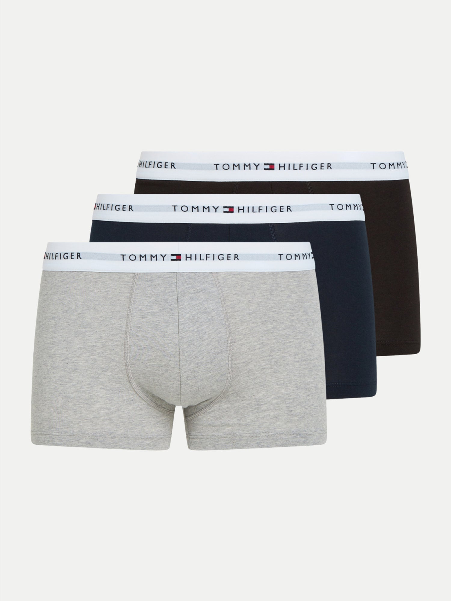 TOMMY HILFIGER UNDERWEAR 3 PACK BOXER ADERENTI BLU