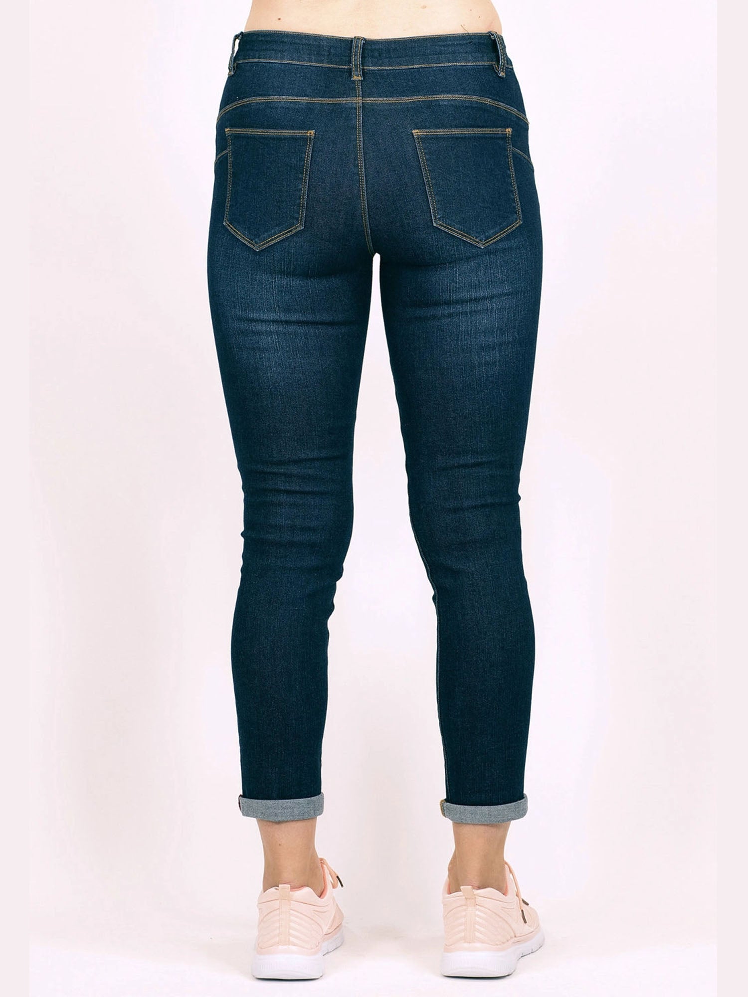 ASTROLABIO JEANS ELASTICIZZATO IN DENIM BLU SCURO