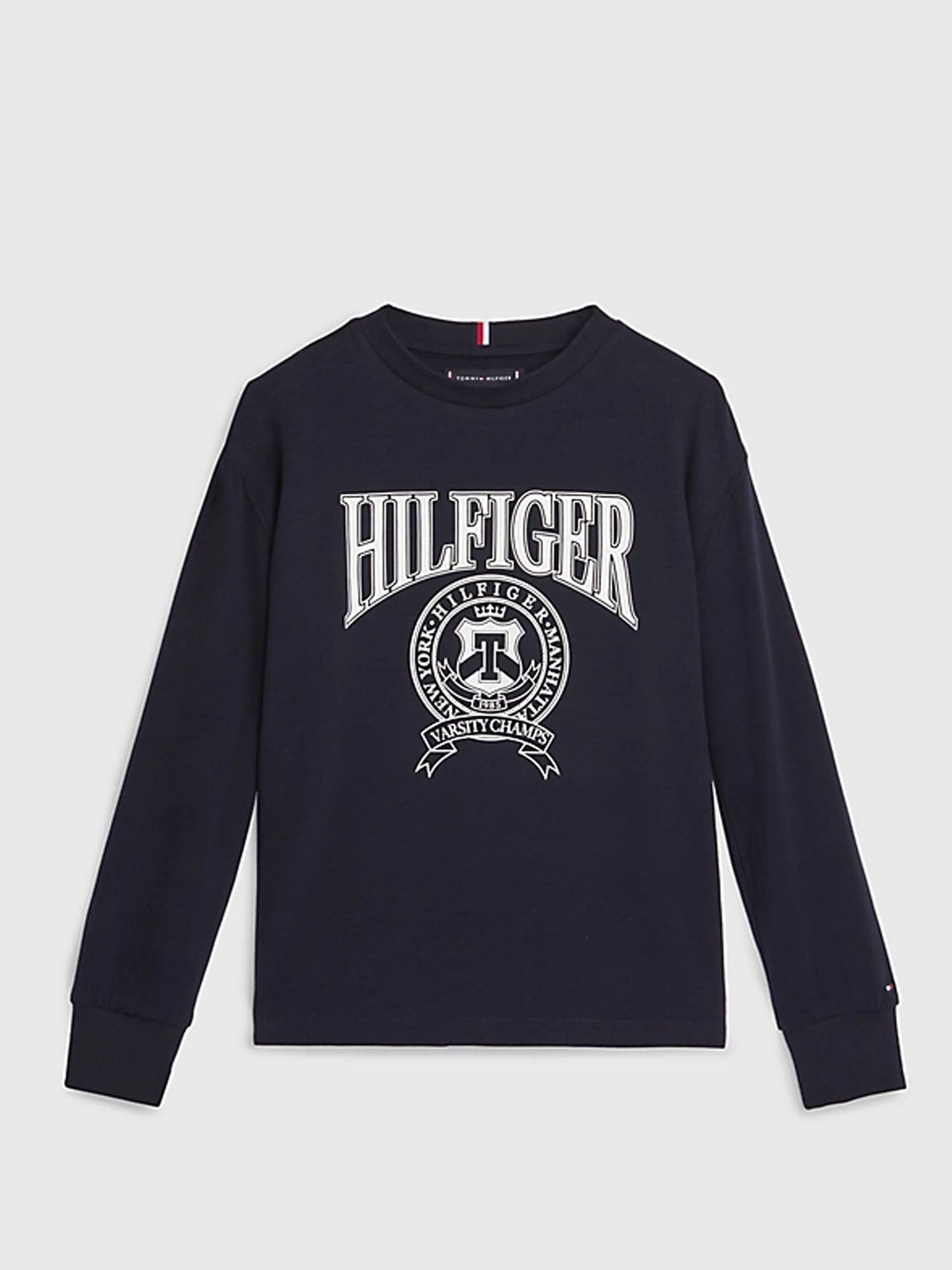 TOMMY HILFIGER KIDS T-SHIRT VARSITY BLU