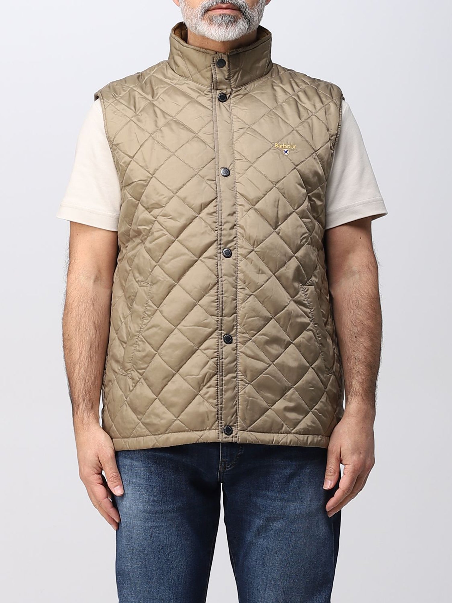 BARBOUR GILET TRAPUNTATO CREST MILITARE