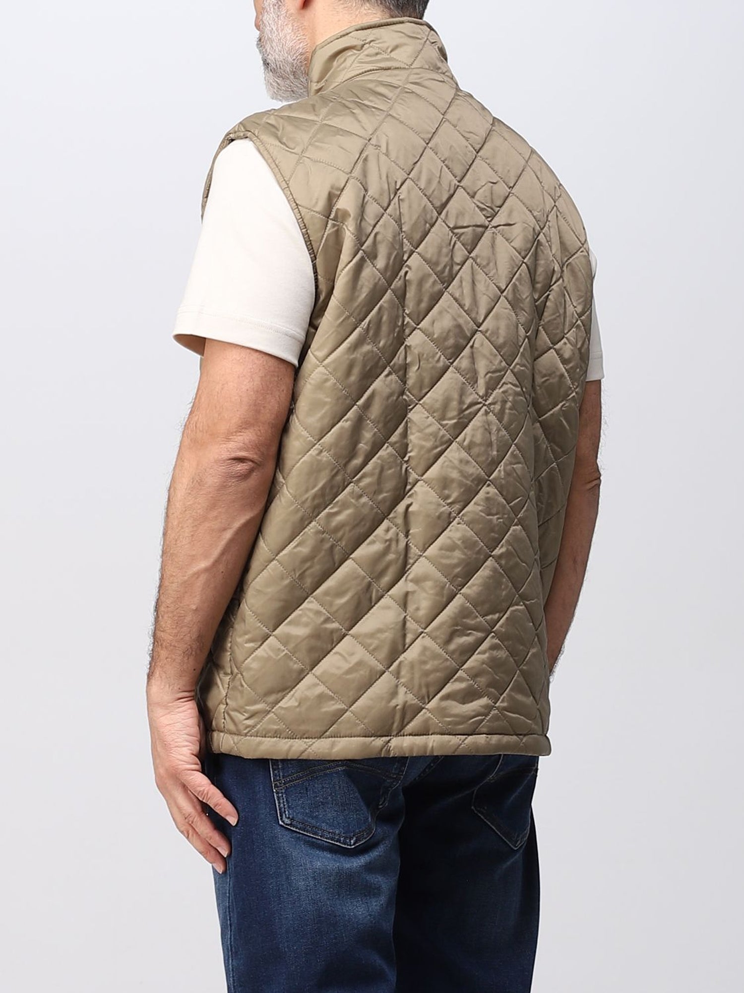 BARBOUR GILET TRAPUNTATO CREST MILITARE