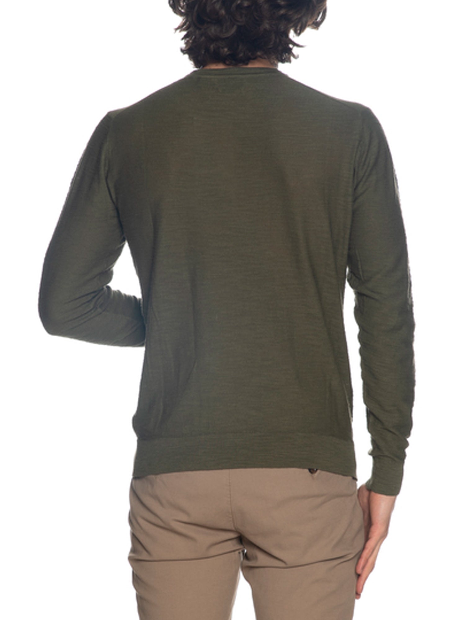 MARKUP PULLOVER SLUB MILITARE