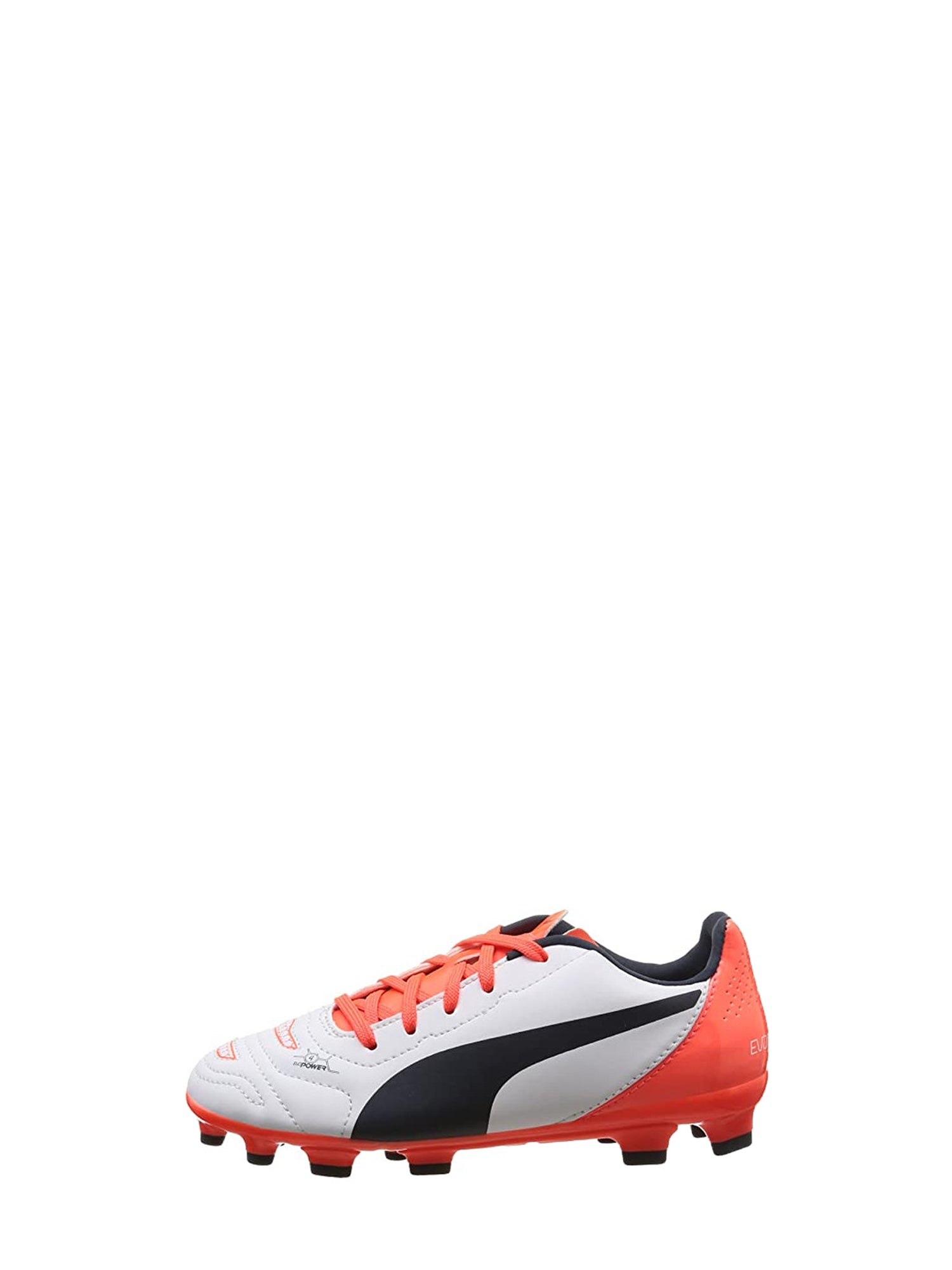 PUMA SCARPE CALCIO EVOPOWER 4.2 AG JR BIANCO - NERO - ARANCIO