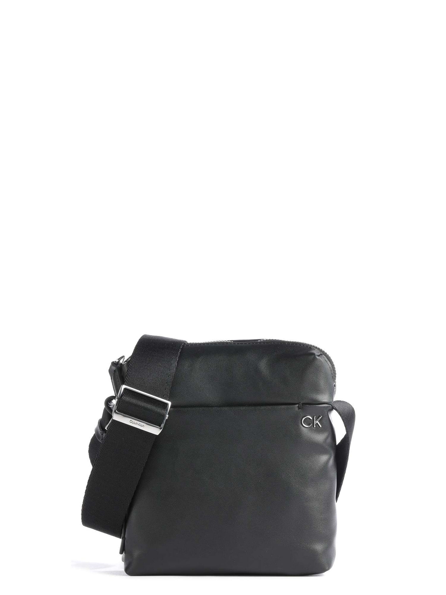 CALVIN KLEIN BORSA A TRACOLLA SOFT REPORTER NERO