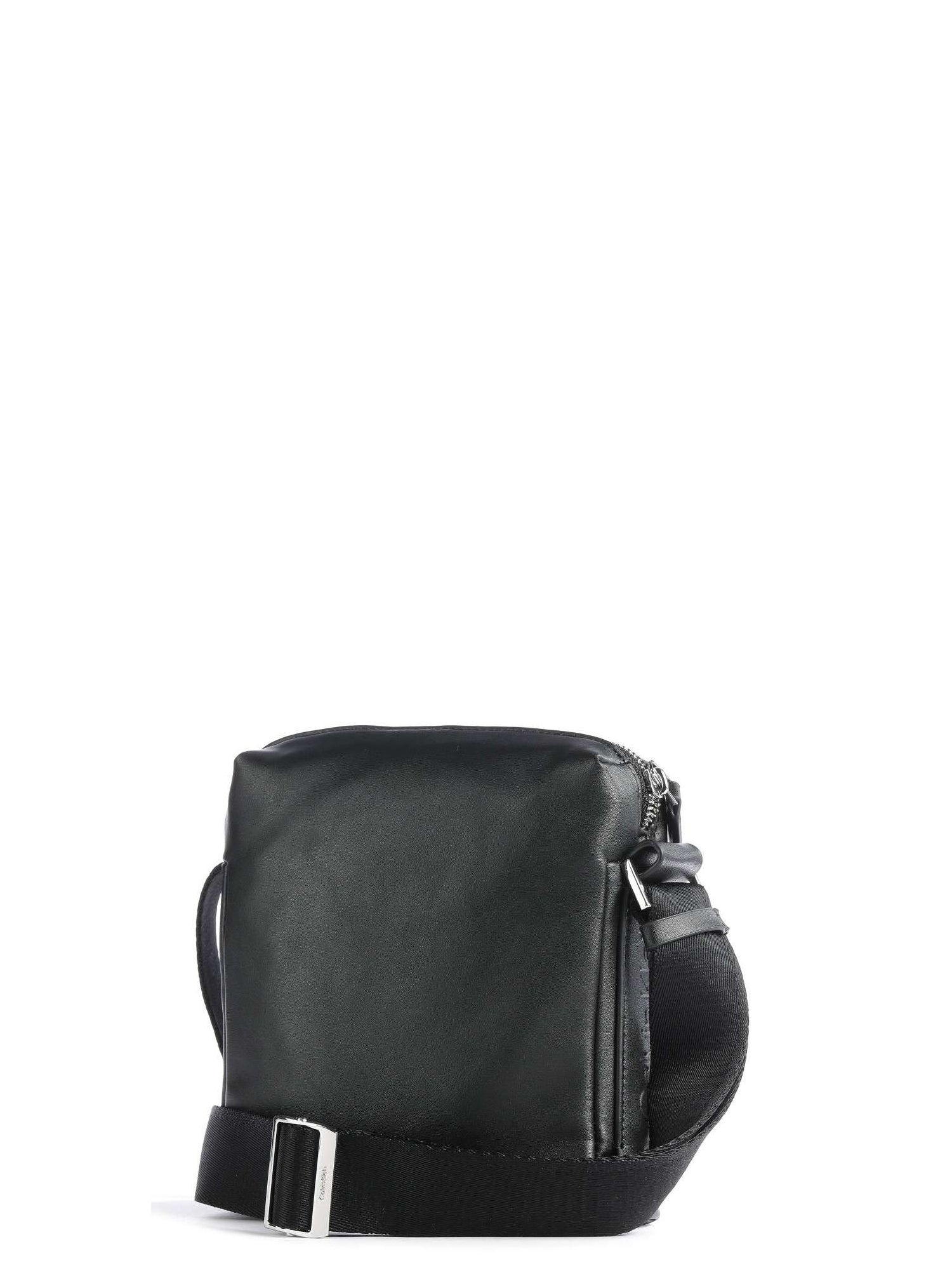 CALVIN KLEIN BORSA A TRACOLLA SOFT REPORTER NERO