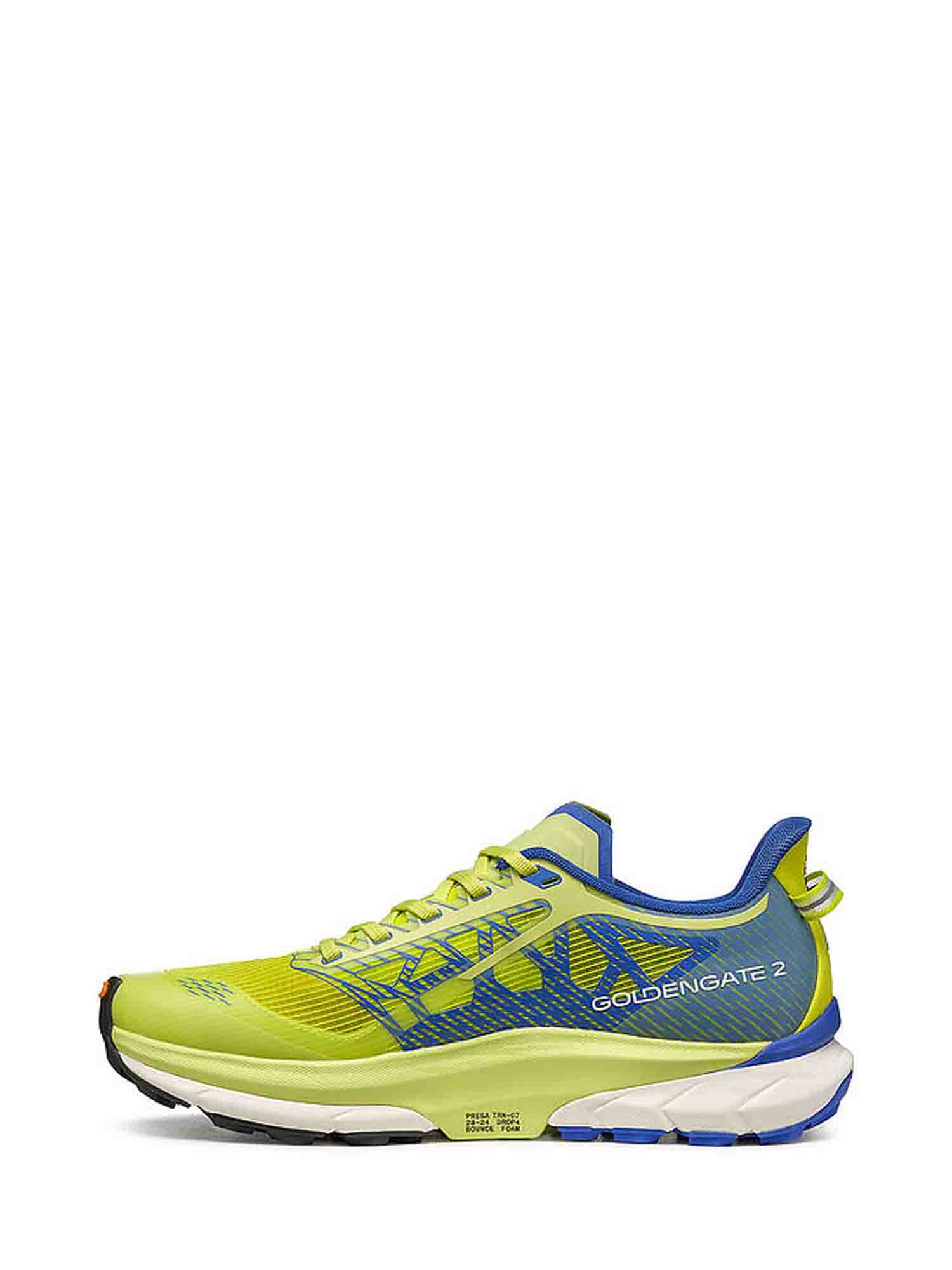 SCARPA GOLDEN GATE2 ATR SCARPE TRAIL RUNNING ACID LIME-DEEP BLUE