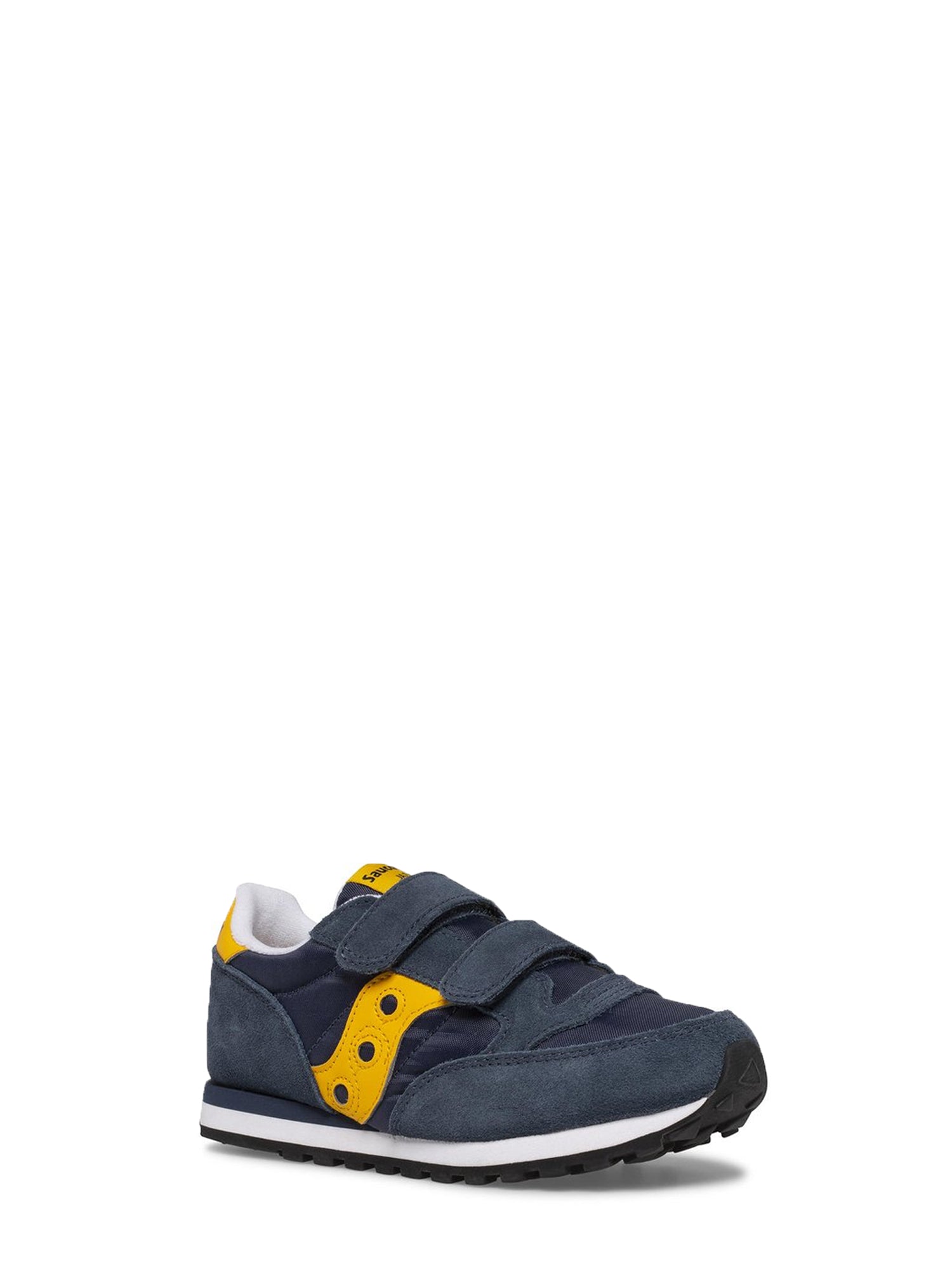 SAUCONY SNEAKERS JAZZ DOUBLE HOOK & LOOP BLU - GIALLO