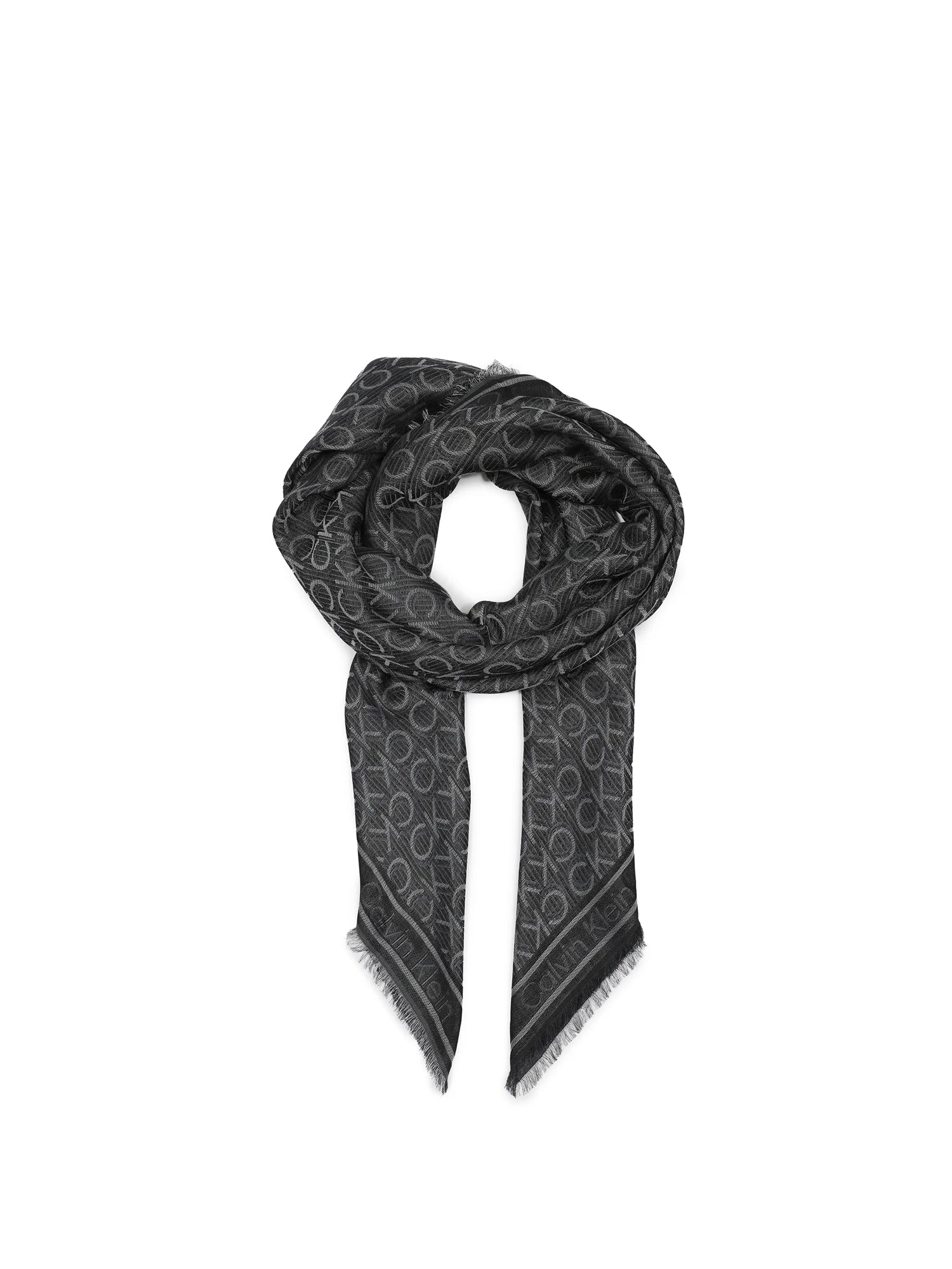 CALVIN KLEIN FOULARD MONOGRAM NERO