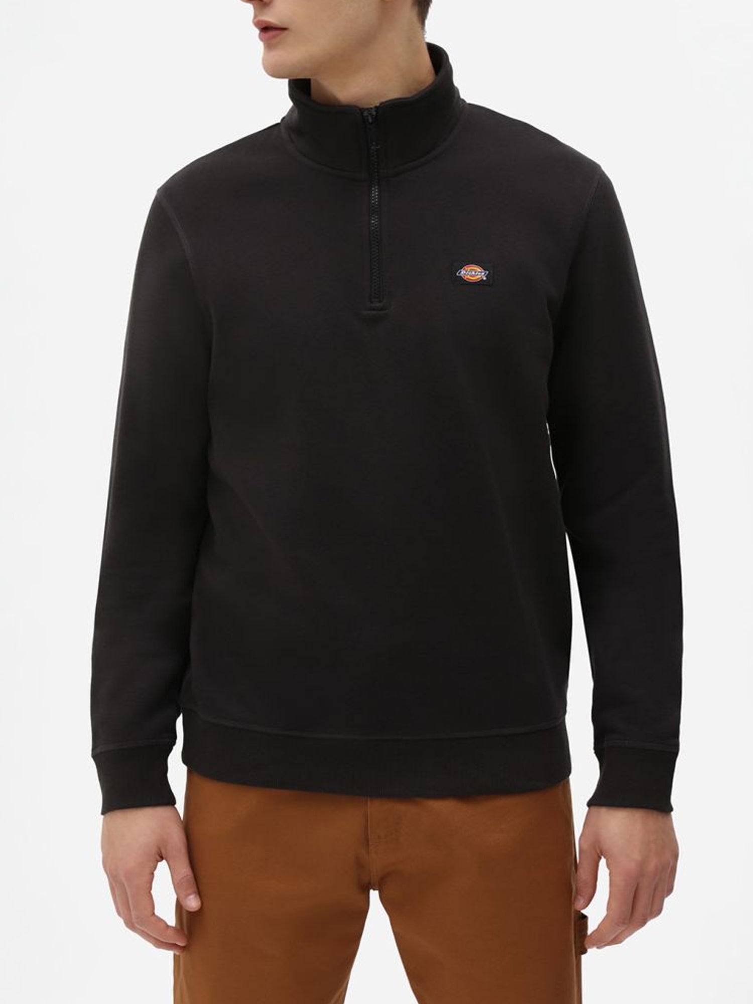 DICKIES FELPA OAKPORT CON ZIP 1/4 NERO