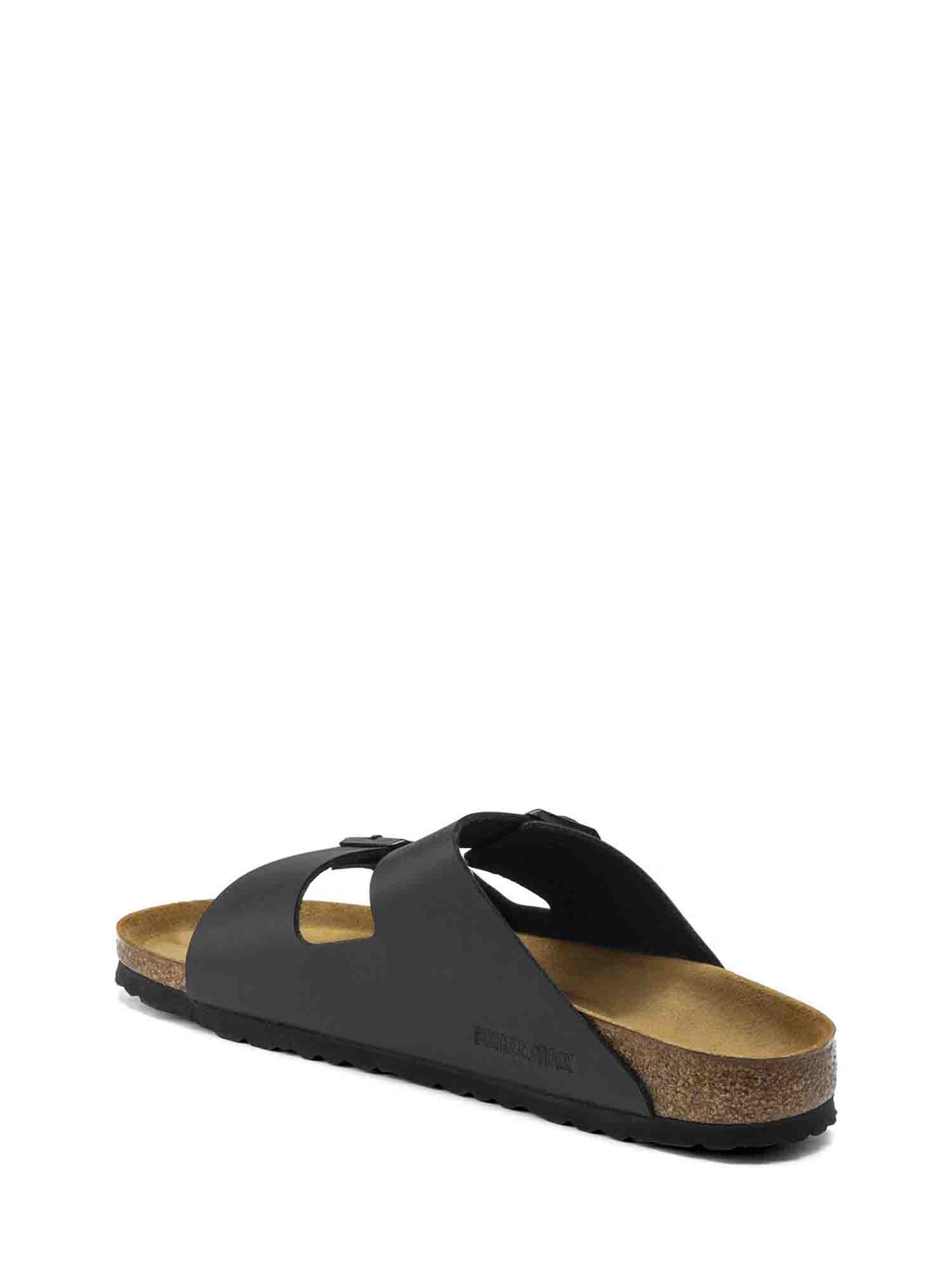 BIRKENSTOCK ARIZONA BIRKO-FLOR SANDALI UNISEX NERO