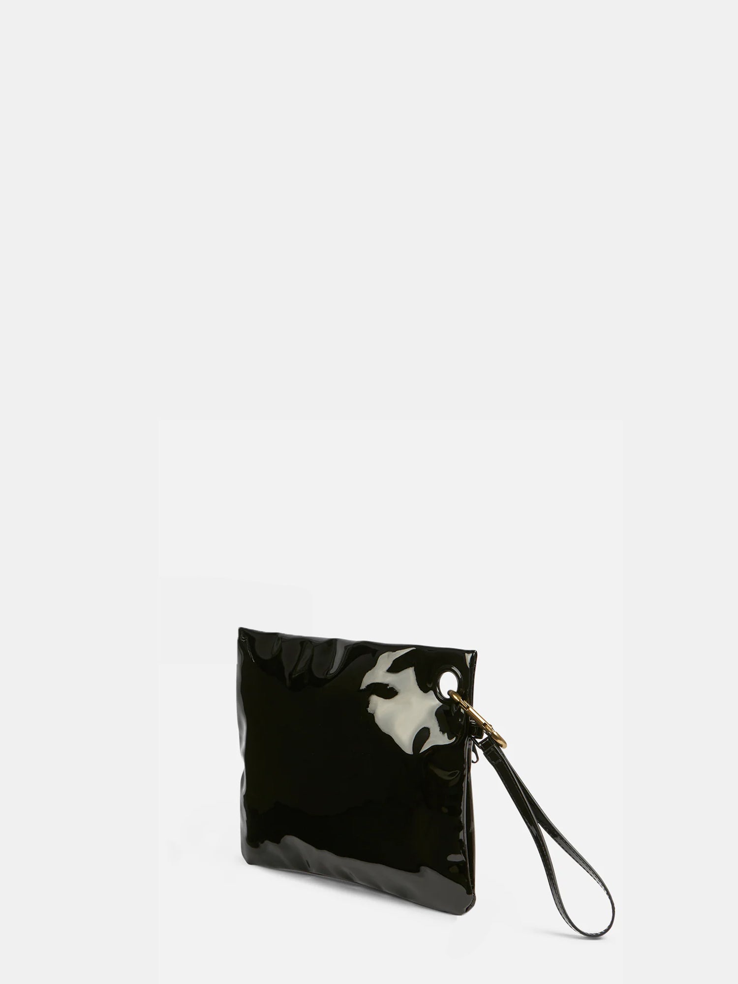 SUNDEK POCHETTE CLUTCH CON MOSCHETTONE NERO