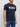 HUGO BOSS T-SHIRT MANICHE CORTE LOGO BLU