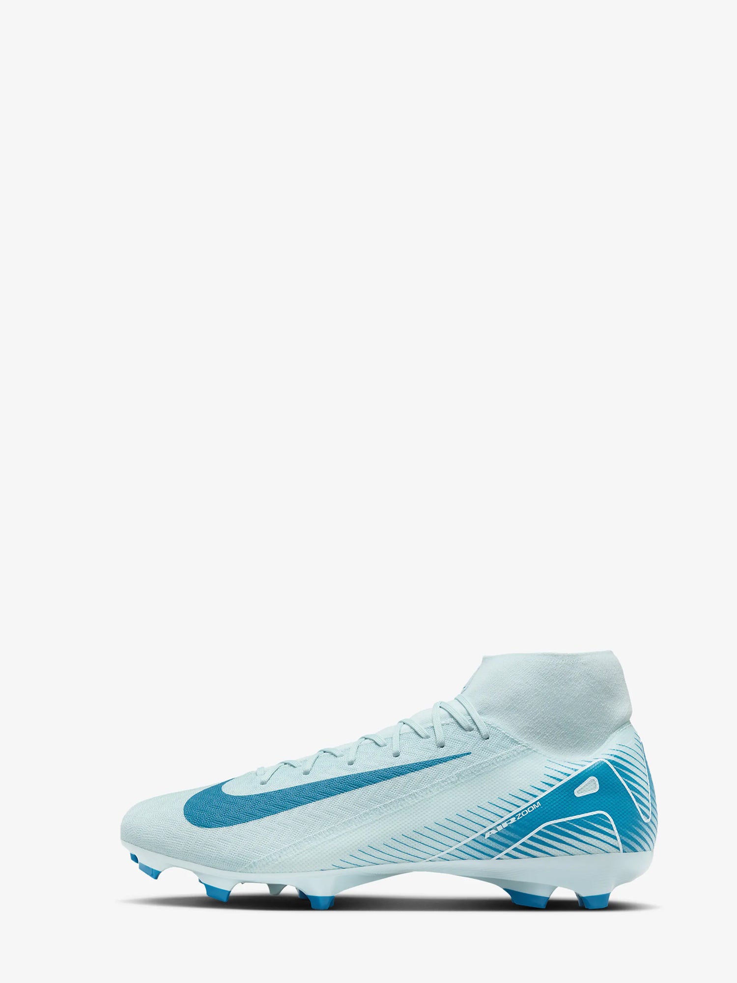 NIKE SCARPE CALCIO ZOOM MERCURIAL SUPERFLY 10 ACADEMY FG/MG AZZURRO