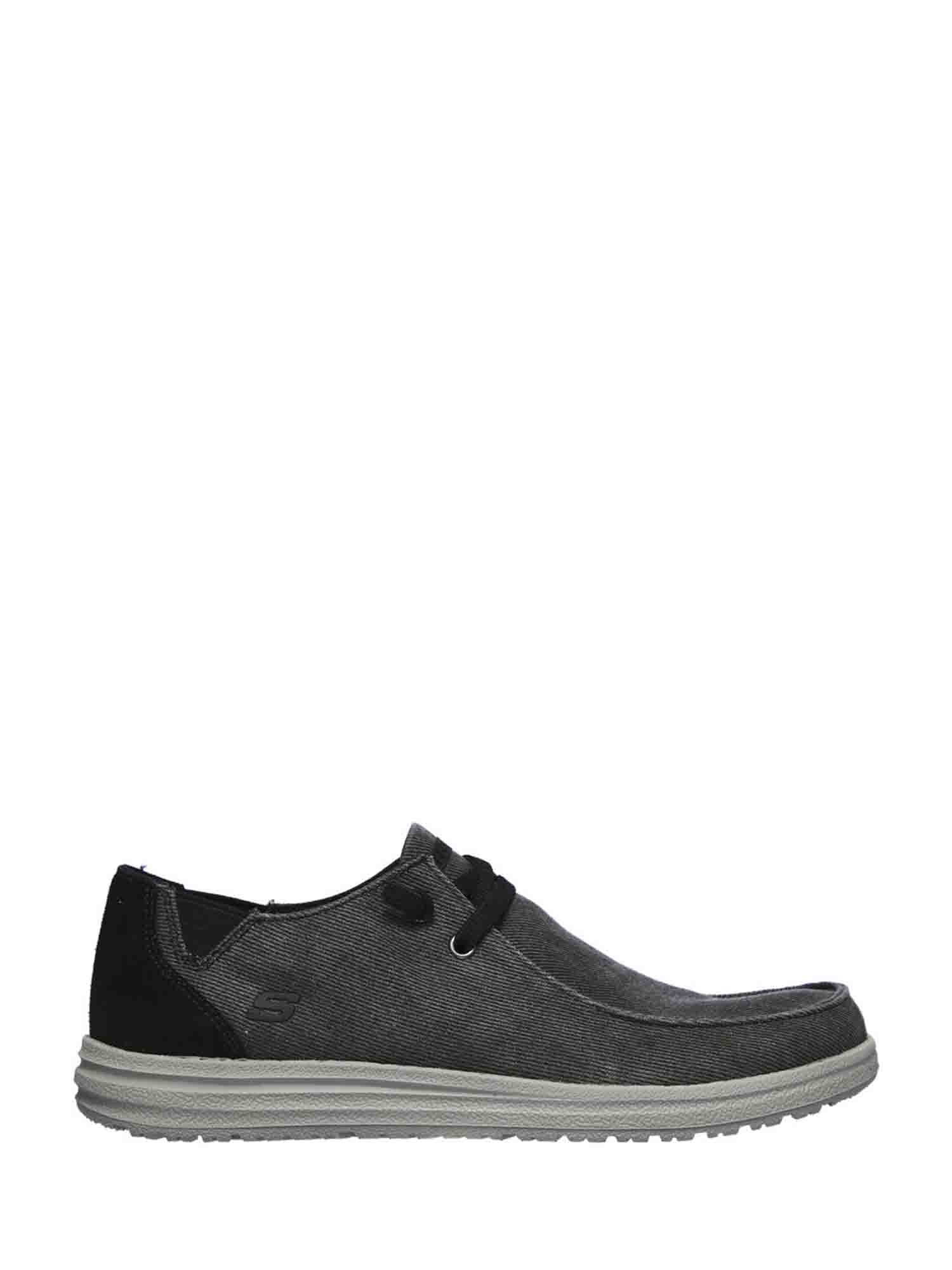 SKECHERS MELSON-RAYMON SLIP ON NERO