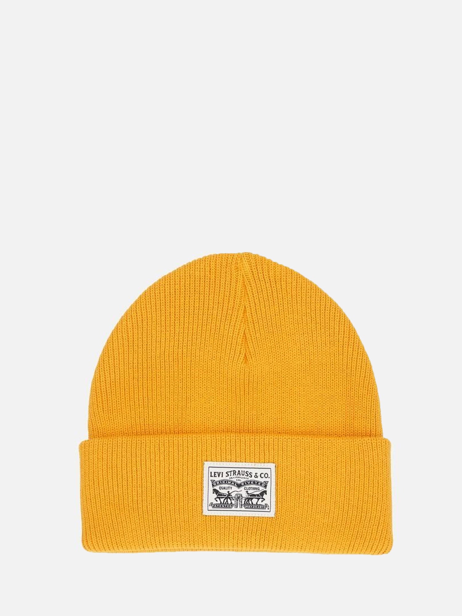 LEVI'S CAPPELLO BEANIE BACKPATCH GIALLO