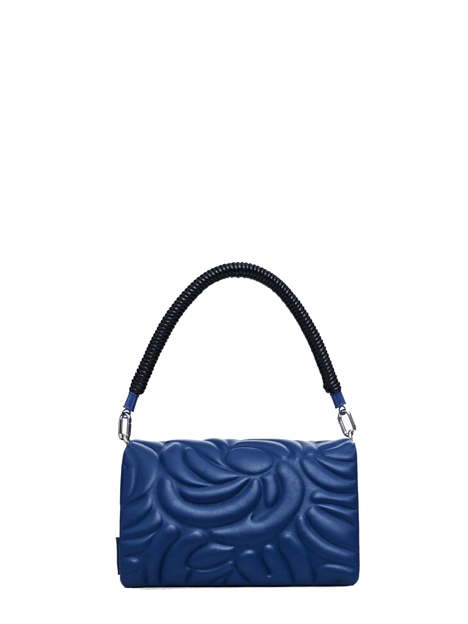 DESIGUAL BORSA A TRACOLLA CON FIORI BLU