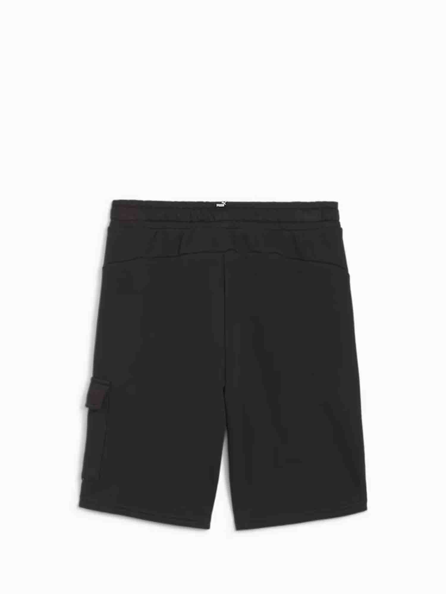 PUMA SHORTS CARGO ESS DA BAMBINO NERO