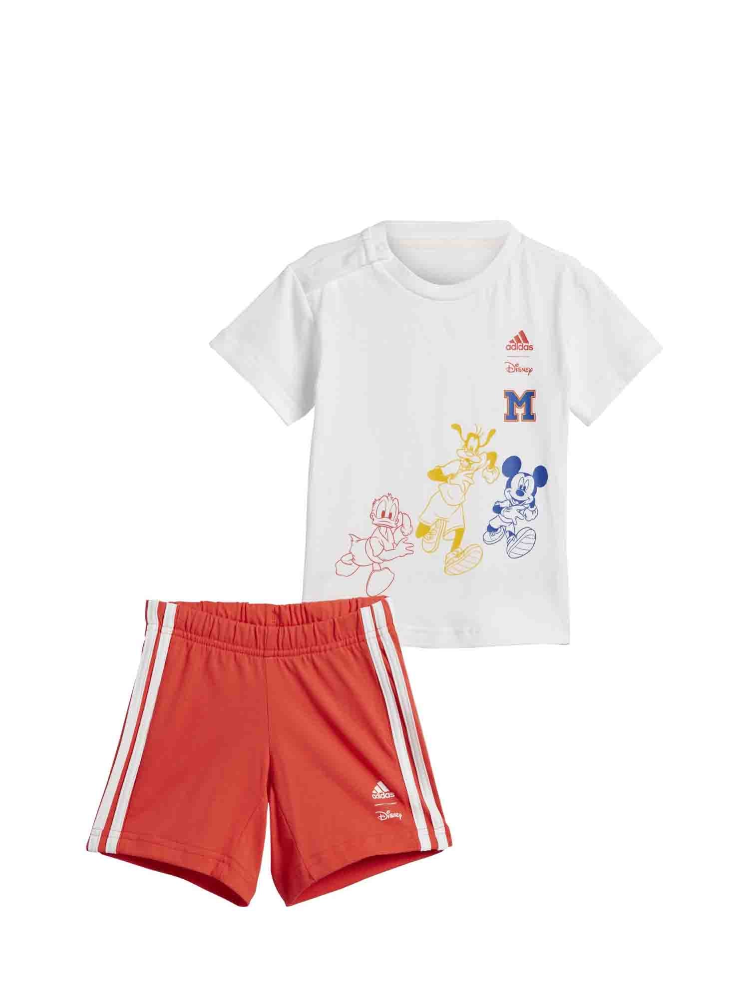 ADIDAS COMPLETINO DISNEY BIANCO-ROSSO